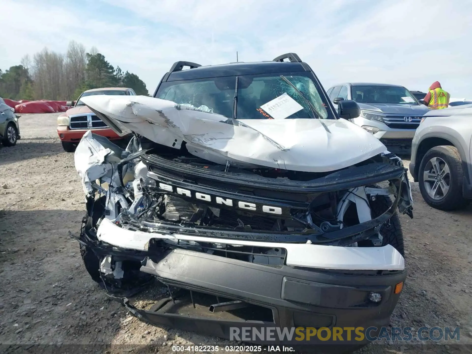 12 Photograph of a damaged car 3FMCR9C63NRD92661 FORD BRONCO SPORT 2022