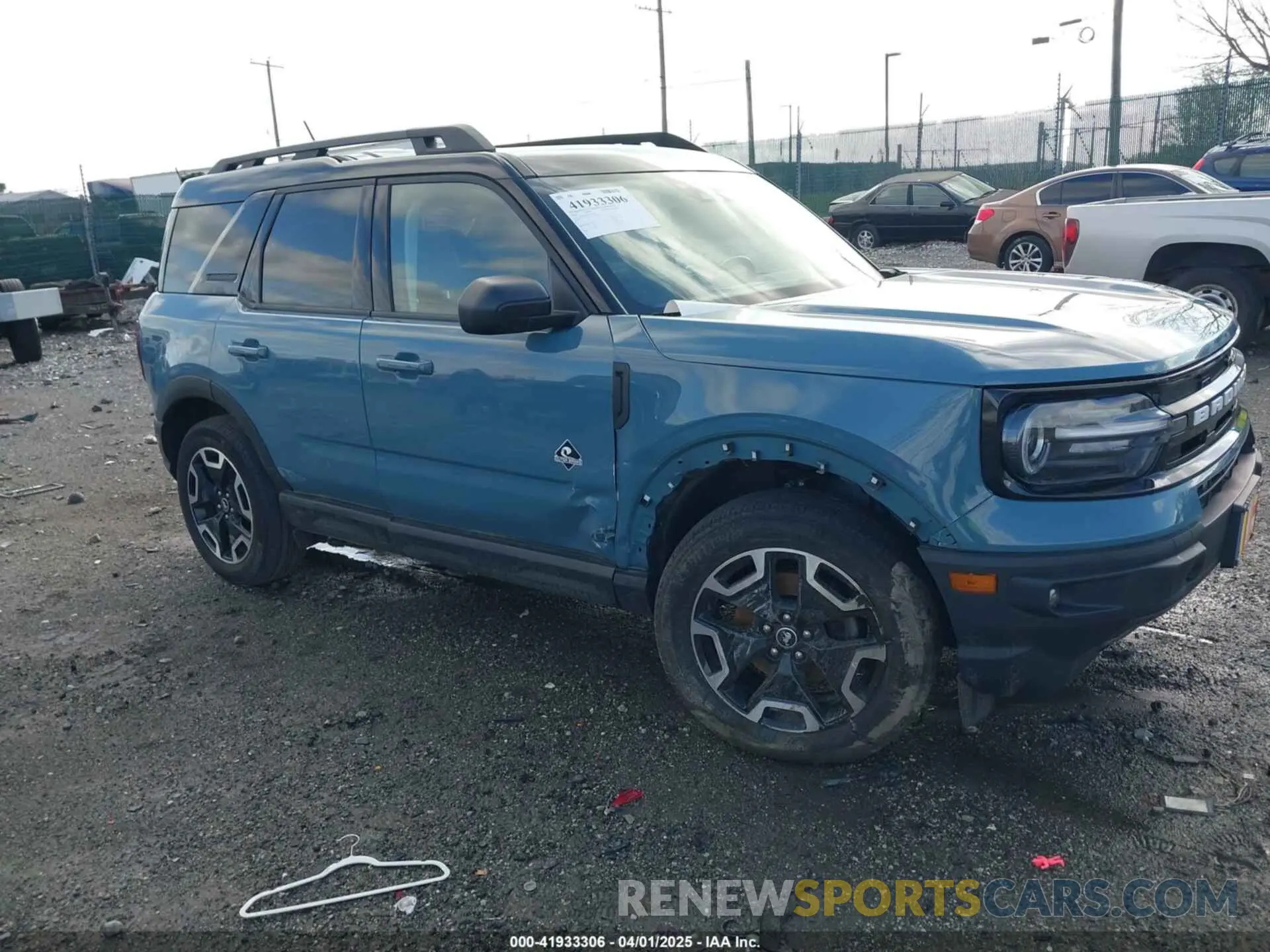 1 Photograph of a damaged car 3FMCR9C66NRD24368 FORD BRONCO SPORT 2022