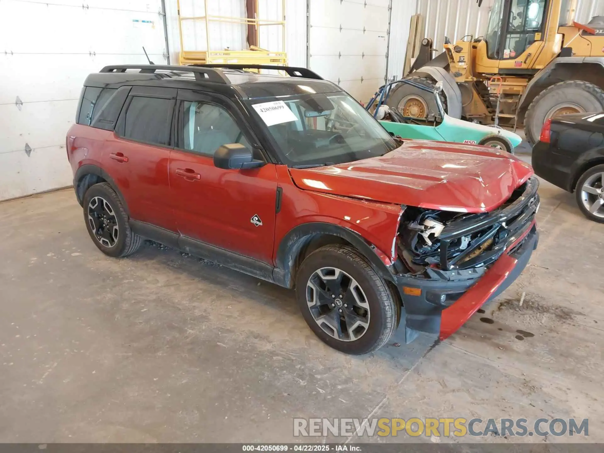 1 Photograph of a damaged car 3FMCR9C66NRD83341 FORD BRONCO SPORT 2022