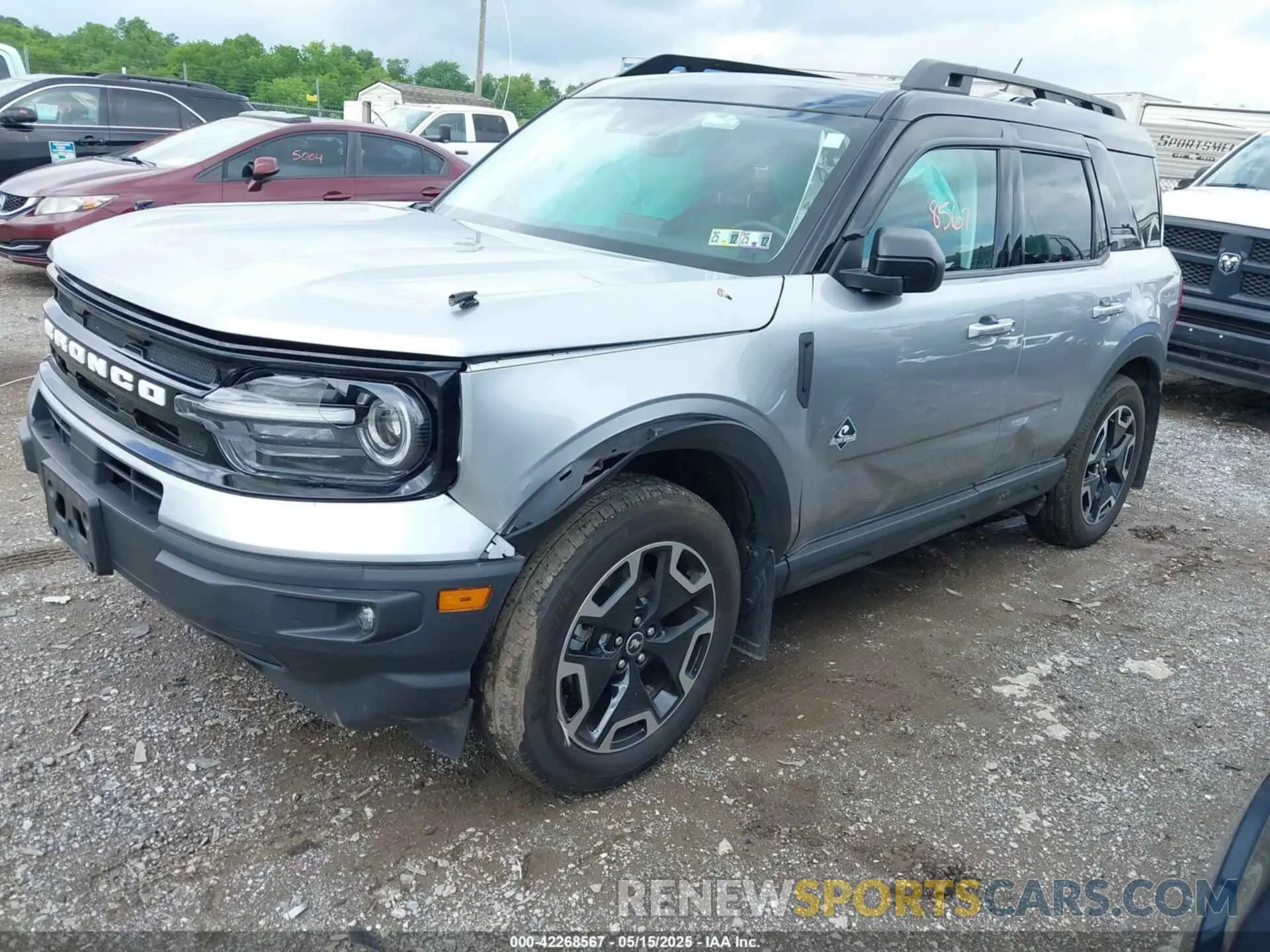 2 Photograph of a damaged car 3FMCR9C68NRD84796 FORD BRONCO SPORT 2022