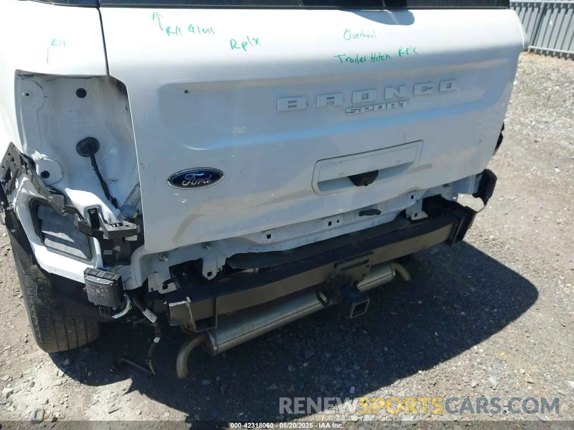 6 Photograph of a damaged car 3FMCR9C6XNRD29721 FORD BRONCO SPORT 2022