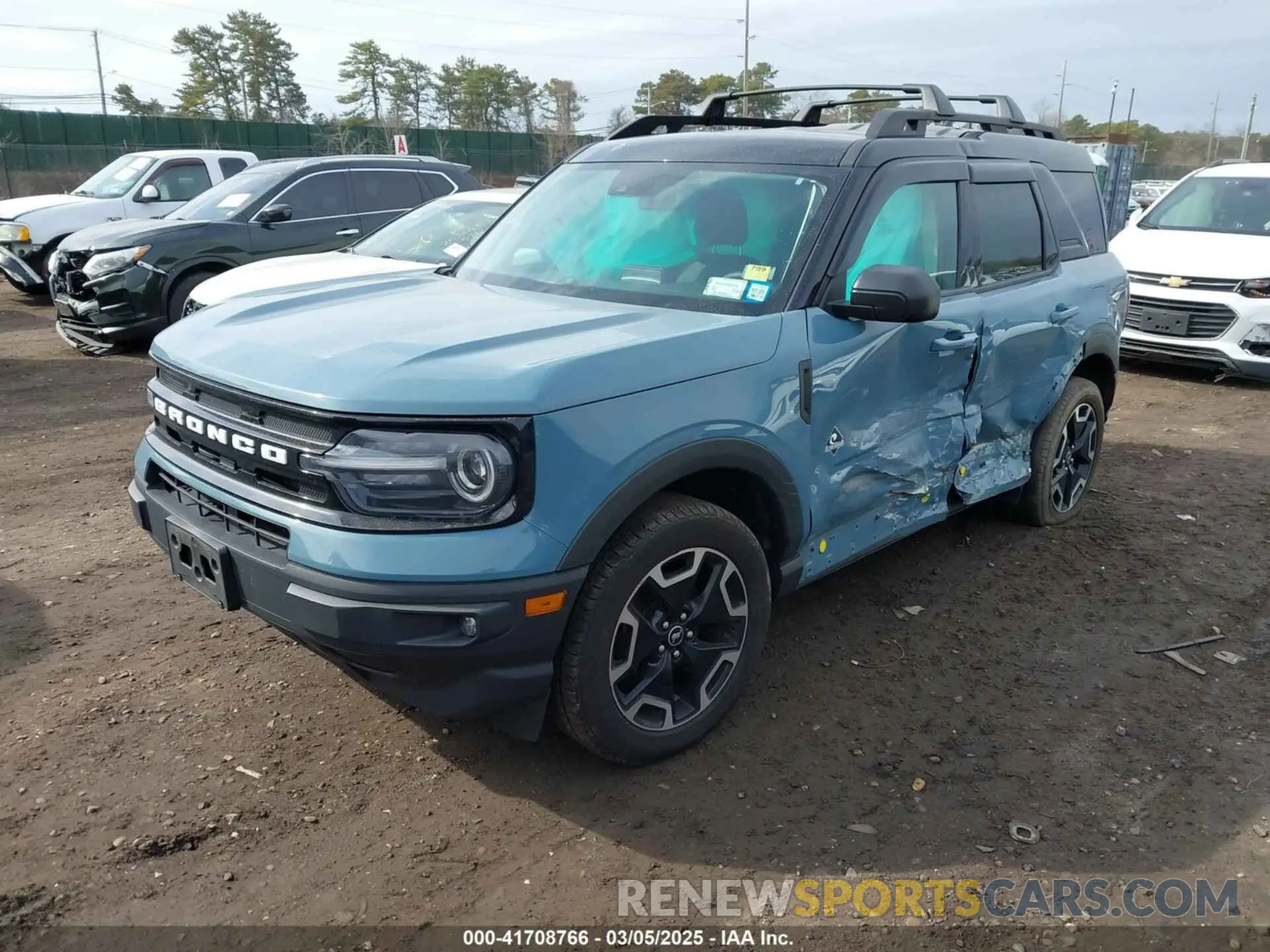 2 Photograph of a damaged car 3FMCR9C6XNRD72228 FORD BRONCO SPORT 2022