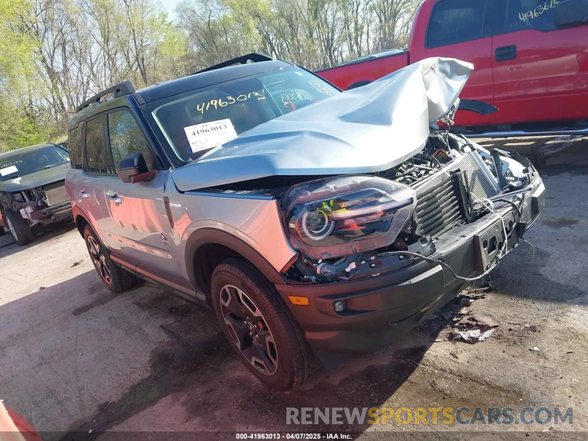 1 Photograph of a damaged car 3FMCR9C6XNRE17667 FORD BRONCO SPORT 2022