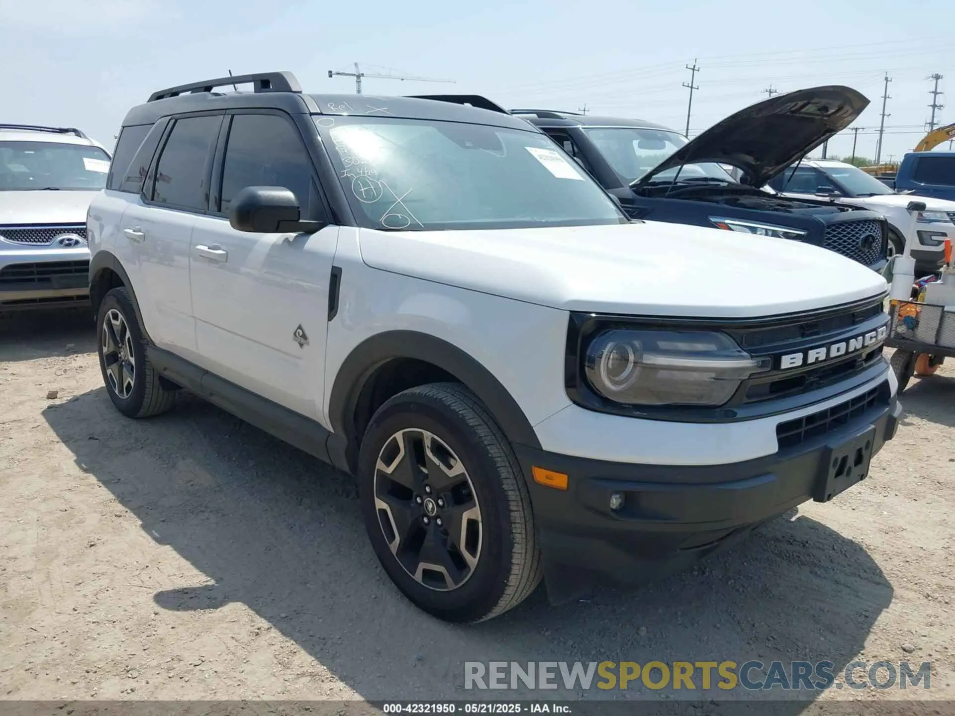 1 Photograph of a damaged car 3FMCR9C6XNRE27616 FORD BRONCO SPORT 2022
