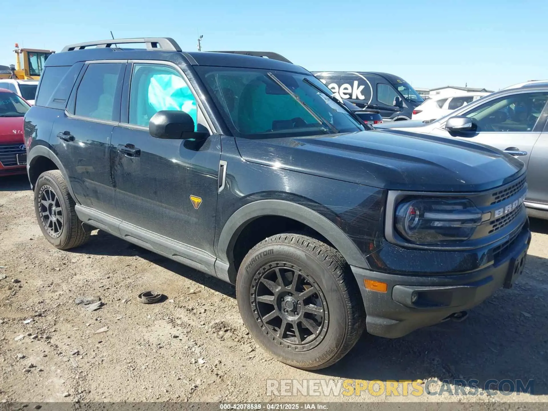 1 Photograph of a damaged car 3FMCR9D90NRD44950 FORD BRONCO SPORT 2022