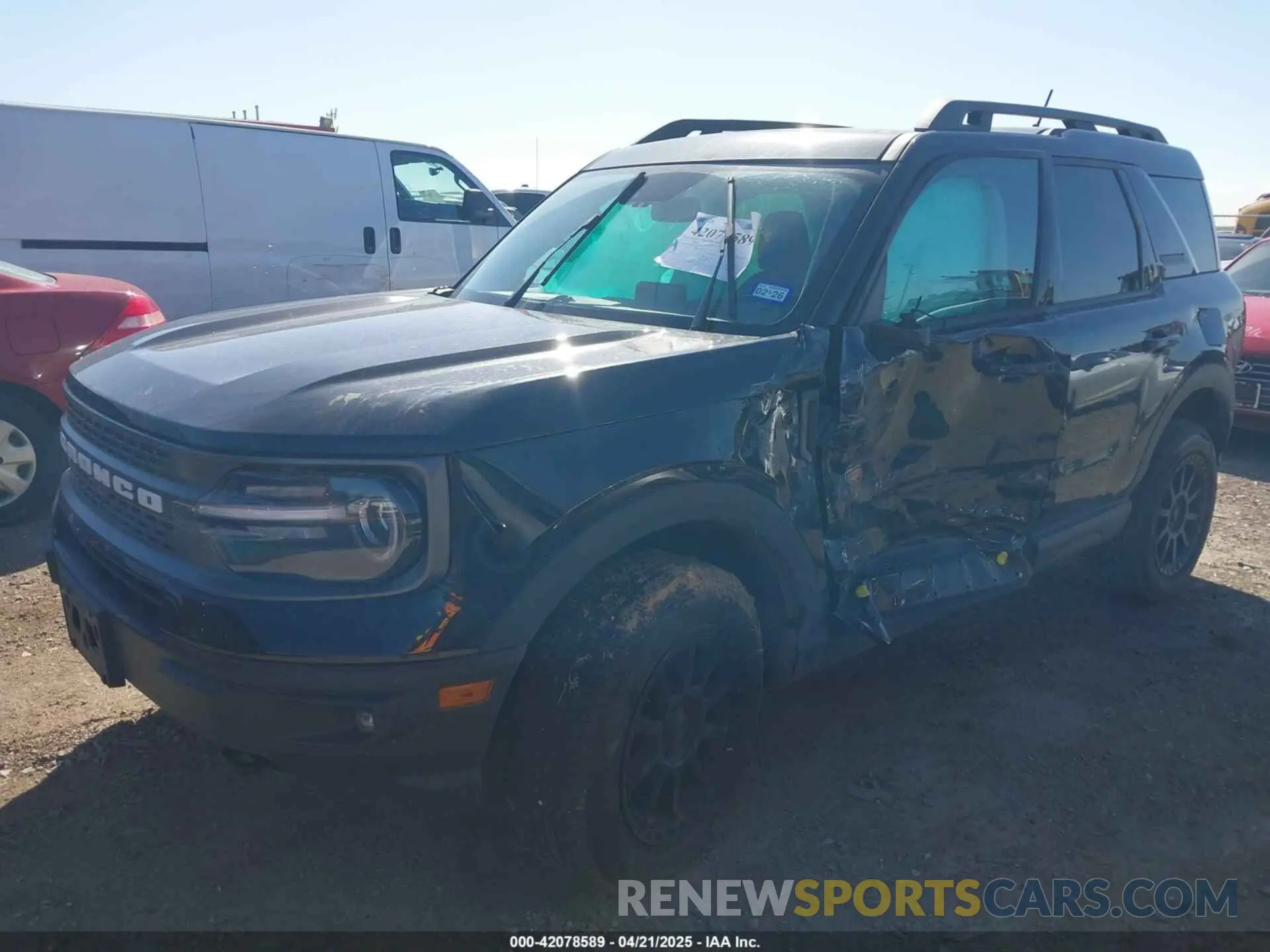 2 Photograph of a damaged car 3FMCR9D90NRD44950 FORD BRONCO SPORT 2022