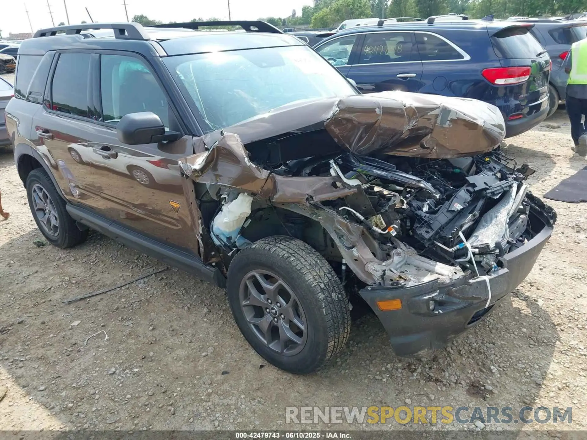 1 Photograph of a damaged car 3FMCR9D90NRD80007 FORD BRONCO SPORT 2022