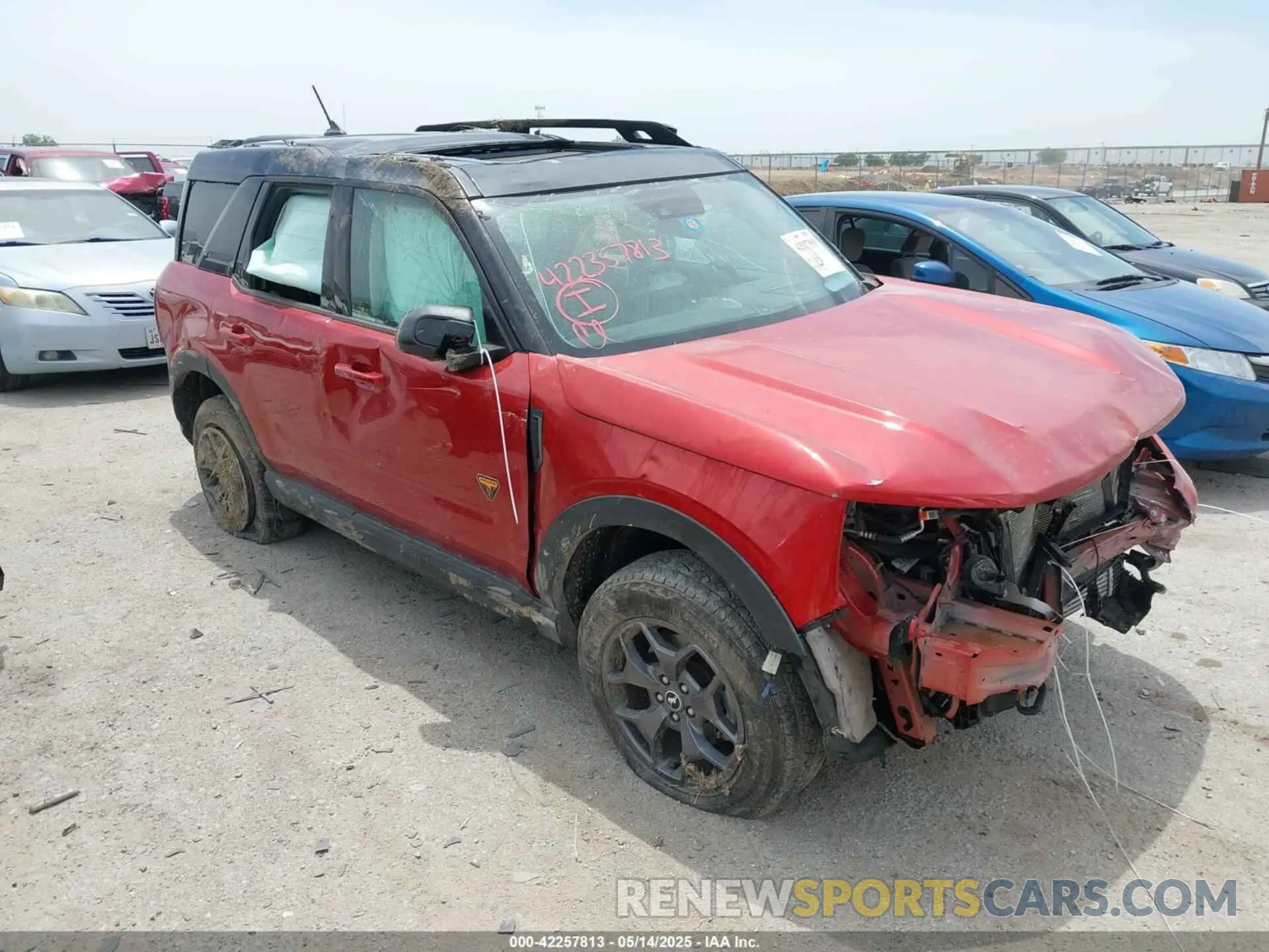 1 Photograph of a damaged car 3FMCR9D94NRD06315 FORD BRONCO SPORT 2022