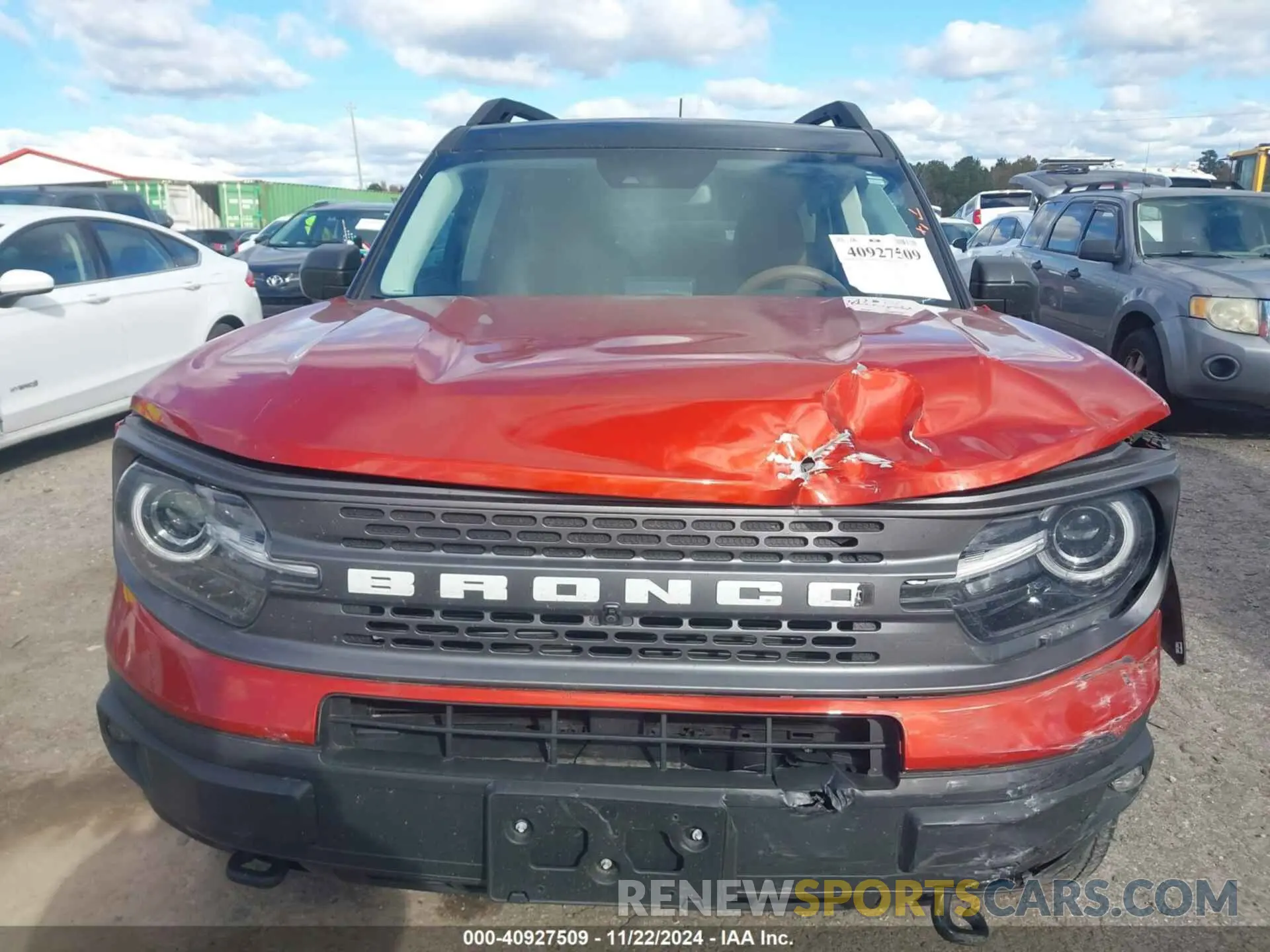 12 Photograph of a damaged car 3FMCR9D96NRD40983 FORD BRONCO SPORT 2022