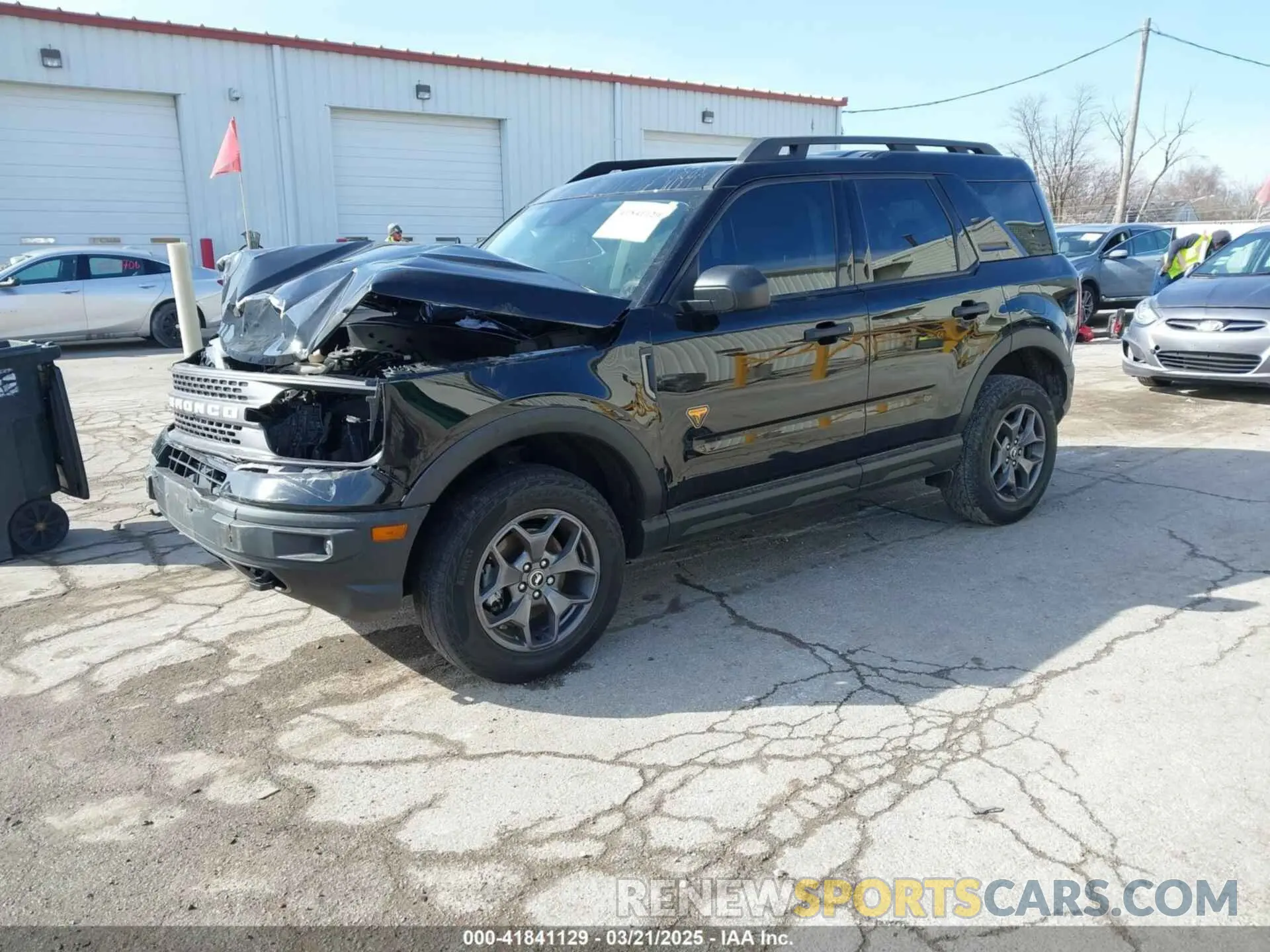 2 Photograph of a damaged car 3FMCR9D98NRD87142 FORD BRONCO SPORT 2022