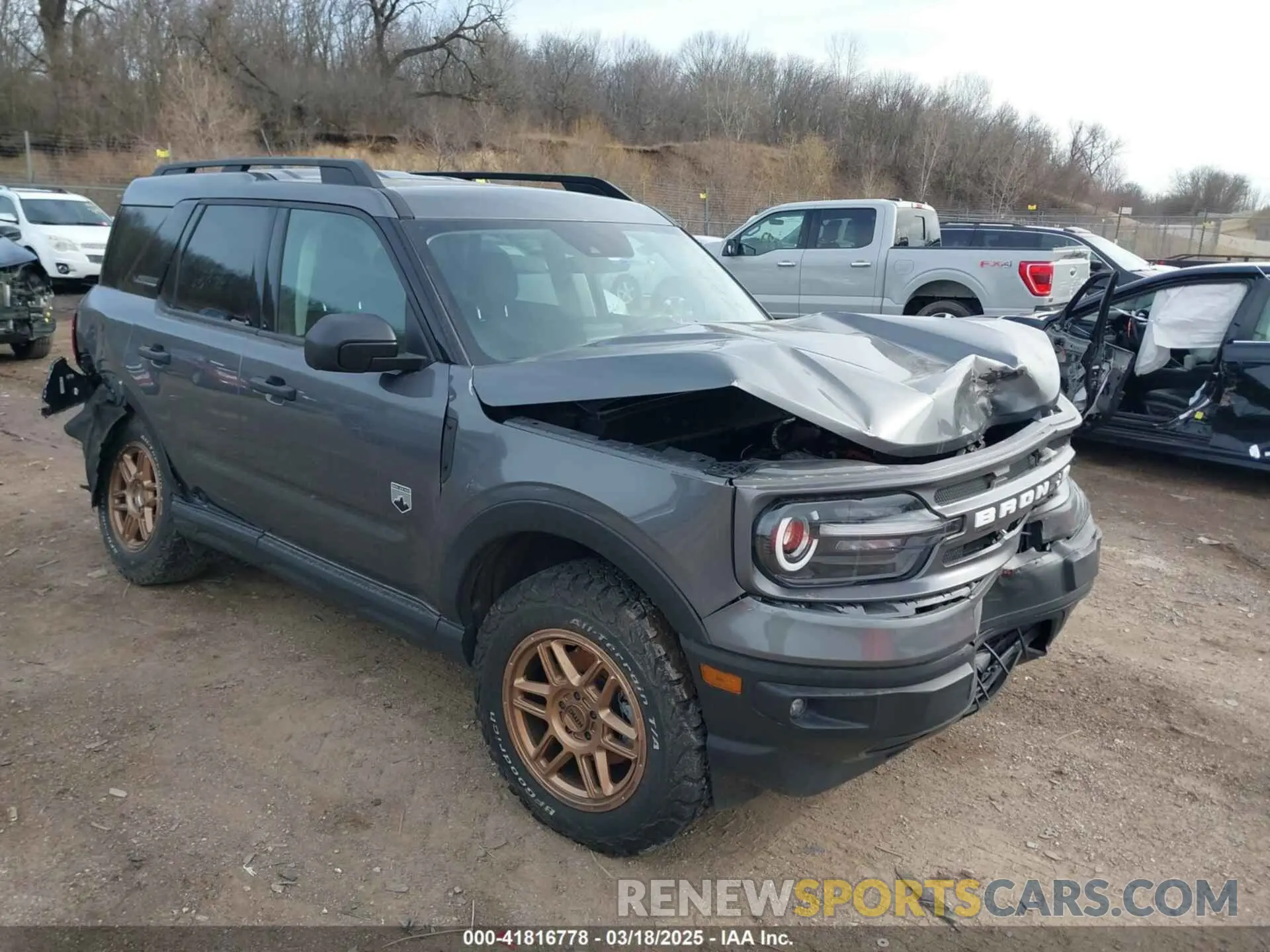 1 Photograph of a damaged car 3FMCR9B61PRD05246 FORD BRONCO SPORT 2023