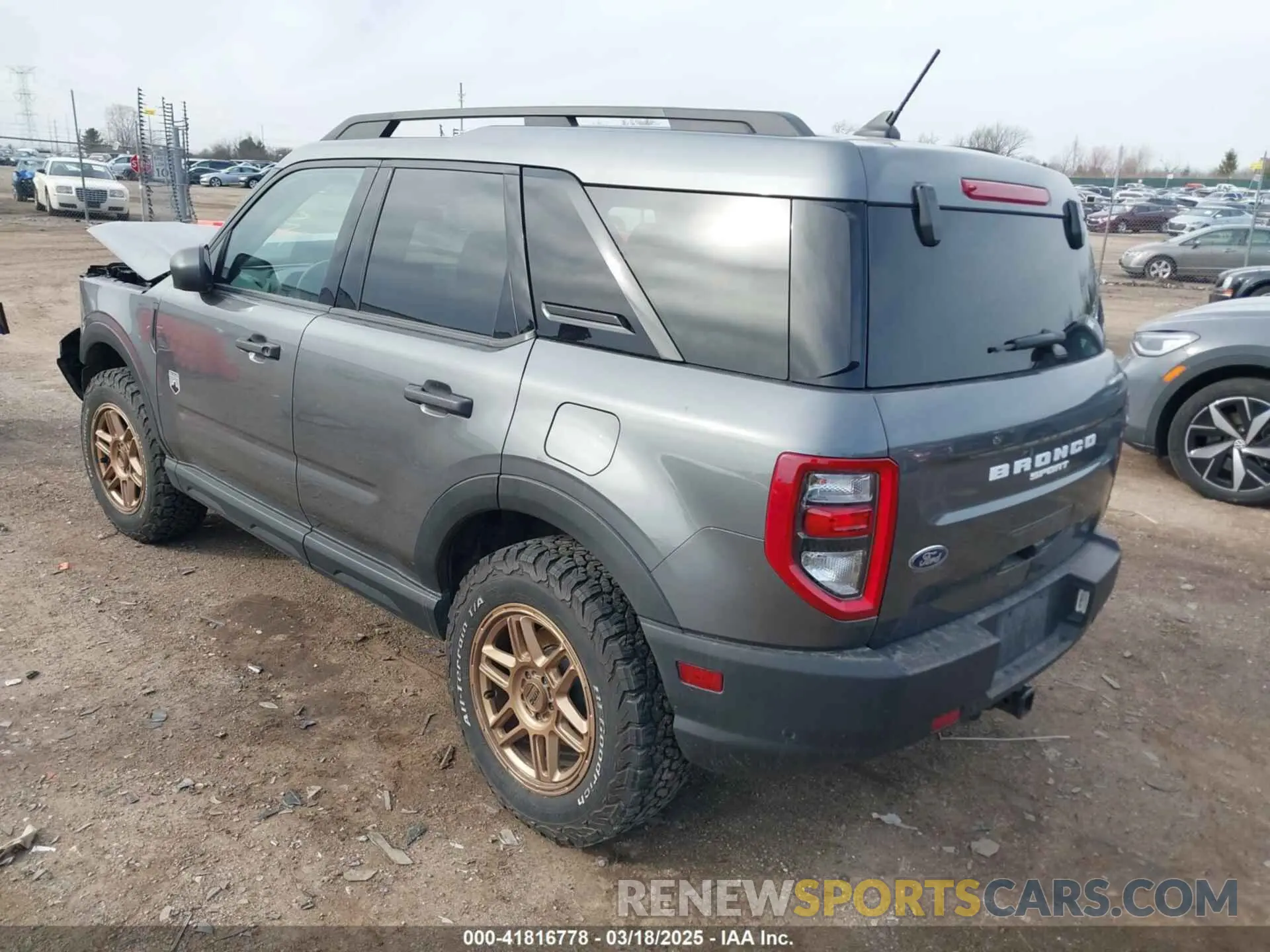 3 Photograph of a damaged car 3FMCR9B61PRD05246 FORD BRONCO SPORT 2023