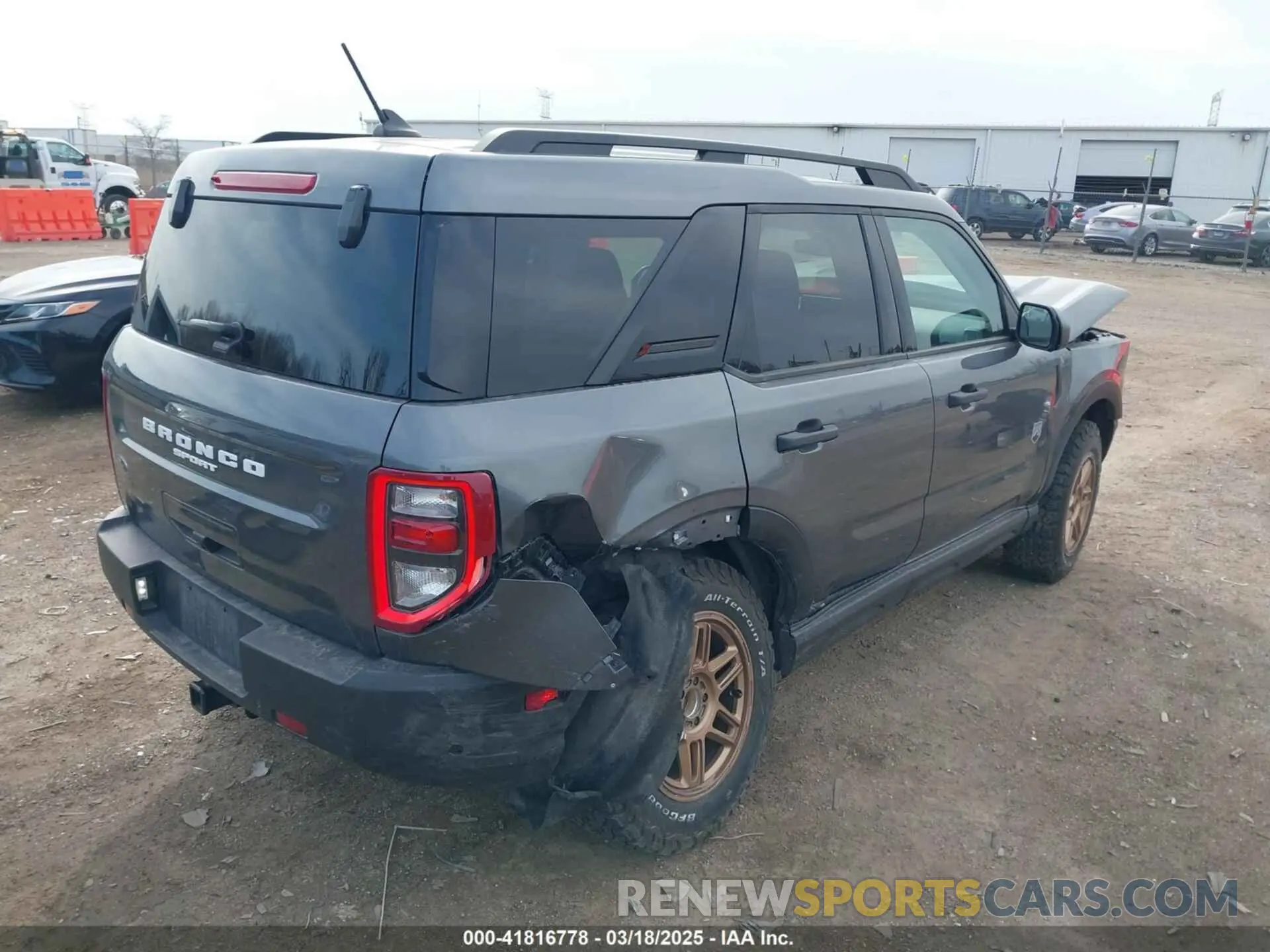 4 Photograph of a damaged car 3FMCR9B61PRD05246 FORD BRONCO SPORT 2023