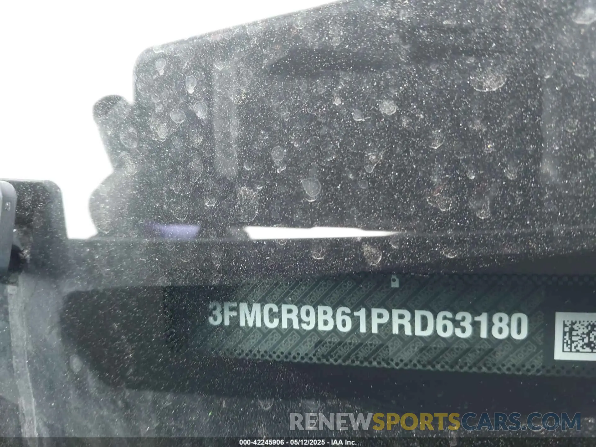 9 Photograph of a damaged car 3FMCR9B61PRD63180 FORD BRONCO SPORT 2023