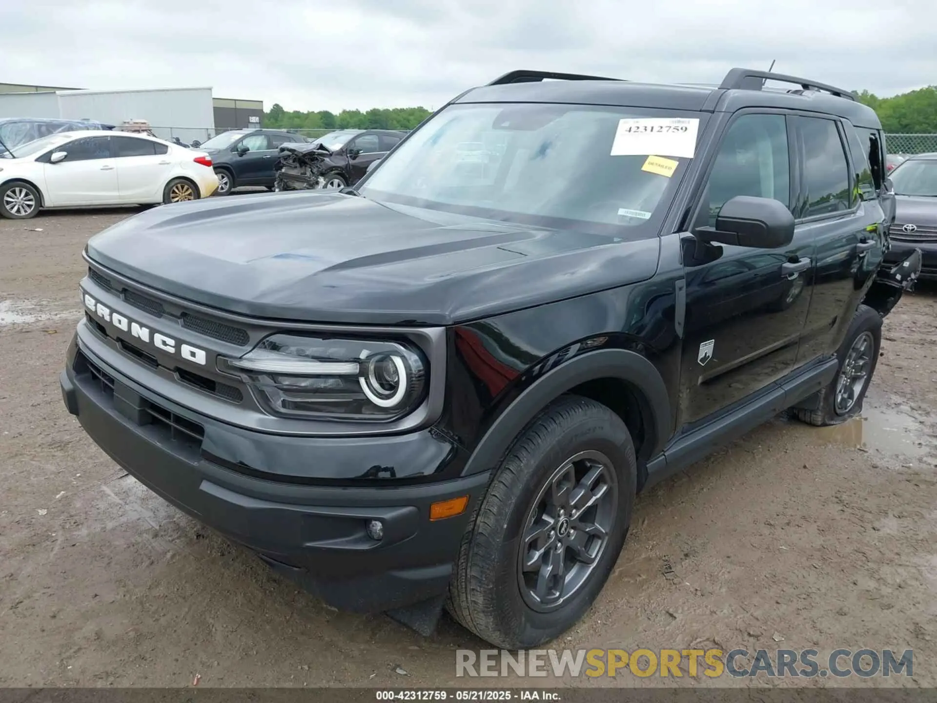 2 Photograph of a damaged car 3FMCR9B61PRD80030 FORD BRONCO SPORT 2023