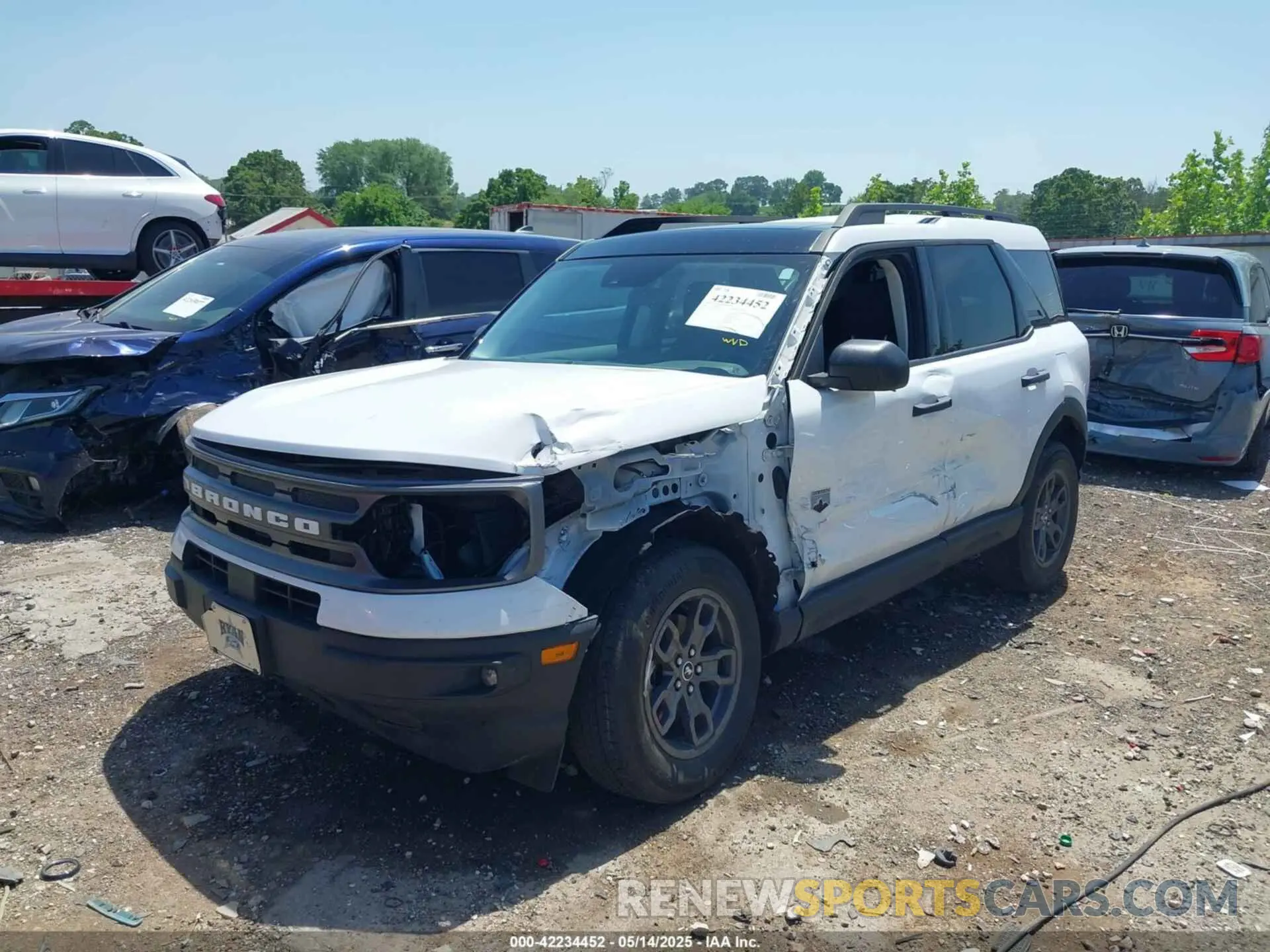 2 Photograph of a damaged car 3FMCR9B62PRD05384 FORD BRONCO SPORT 2023