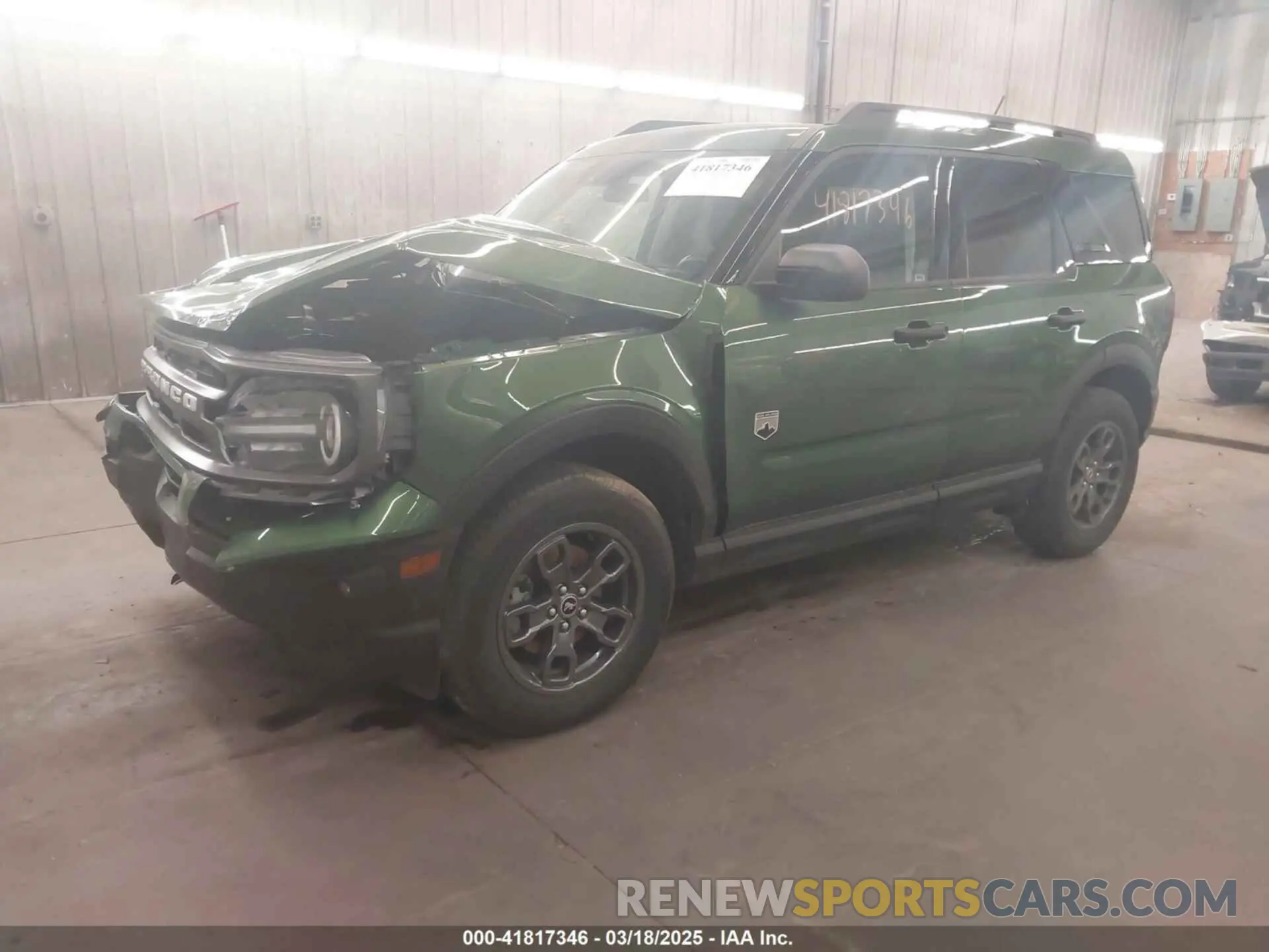 2 Photograph of a damaged car 3FMCR9B62PRD47716 FORD BRONCO SPORT 2023