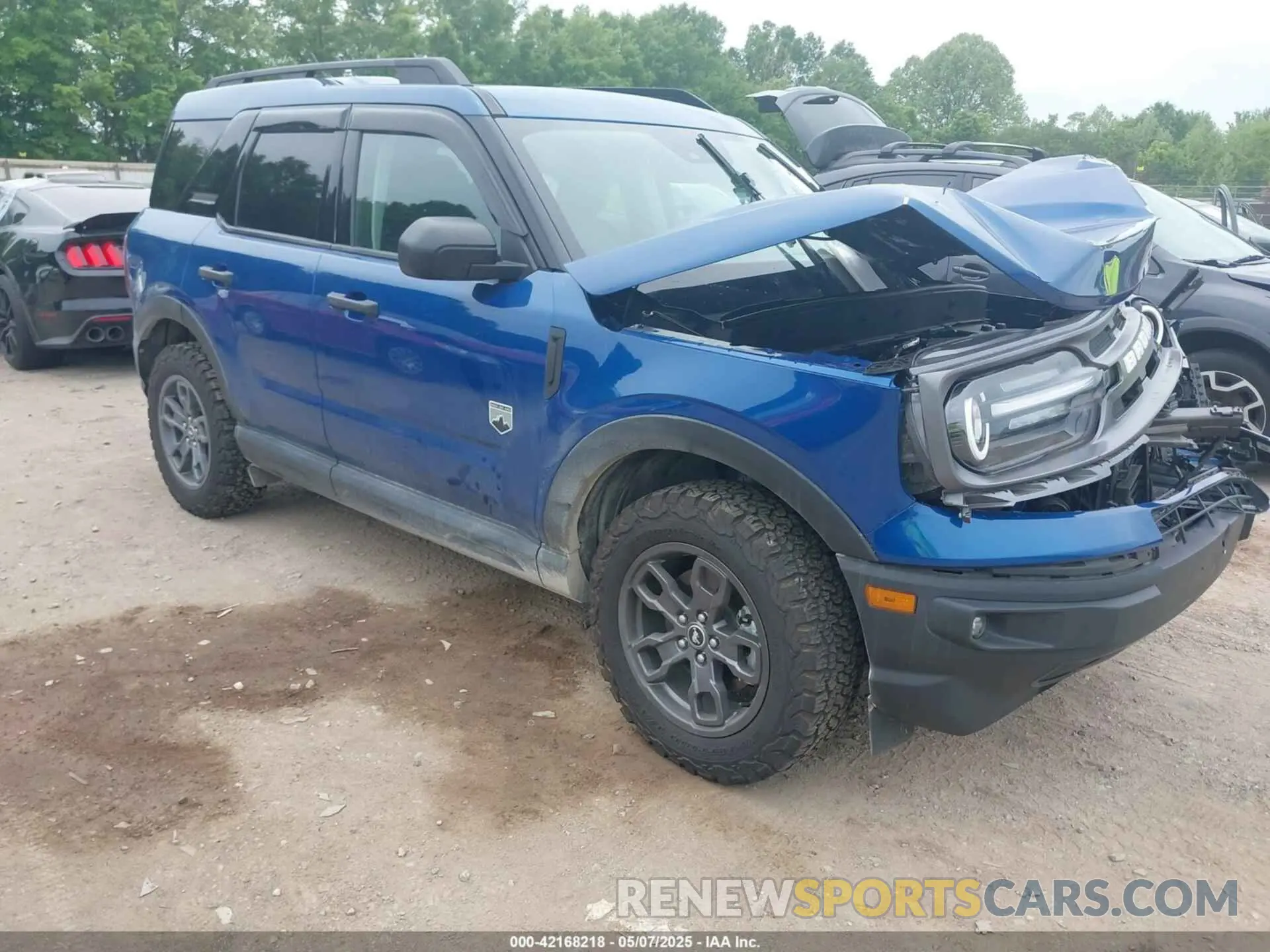 1 Photograph of a damaged car 3FMCR9B62PRD70686 FORD BRONCO SPORT 2023