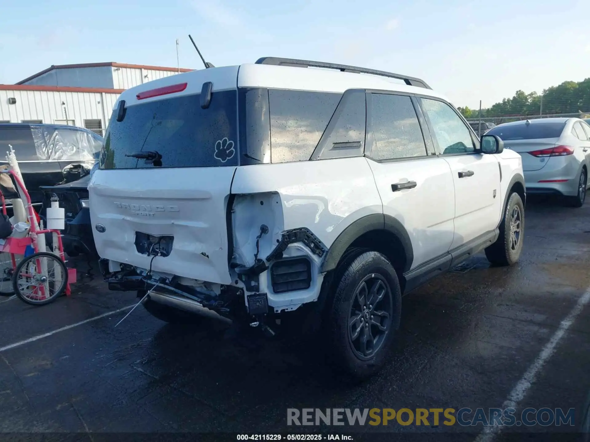 4 Photograph of a damaged car 3FMCR9B62PRE21443 FORD BRONCO SPORT 2023