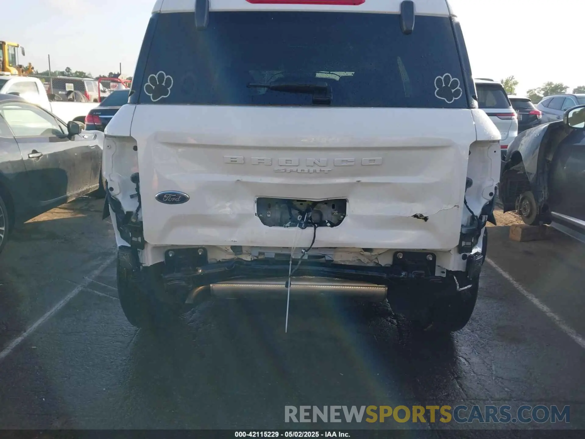 6 Photograph of a damaged car 3FMCR9B62PRE21443 FORD BRONCO SPORT 2023