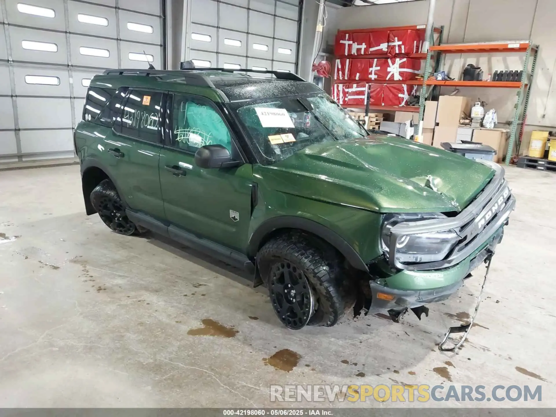 1 Photograph of a damaged car 3FMCR9B63PRD36059 FORD BRONCO SPORT 2023