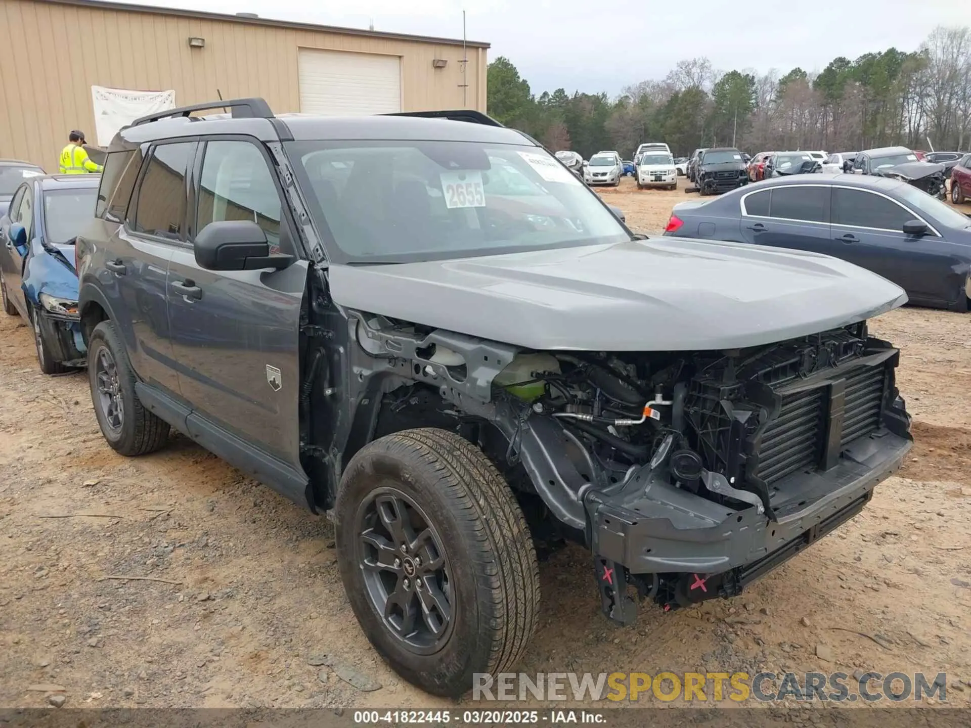 1 Photograph of a damaged car 3FMCR9B63PRD84242 FORD BRONCO SPORT 2023