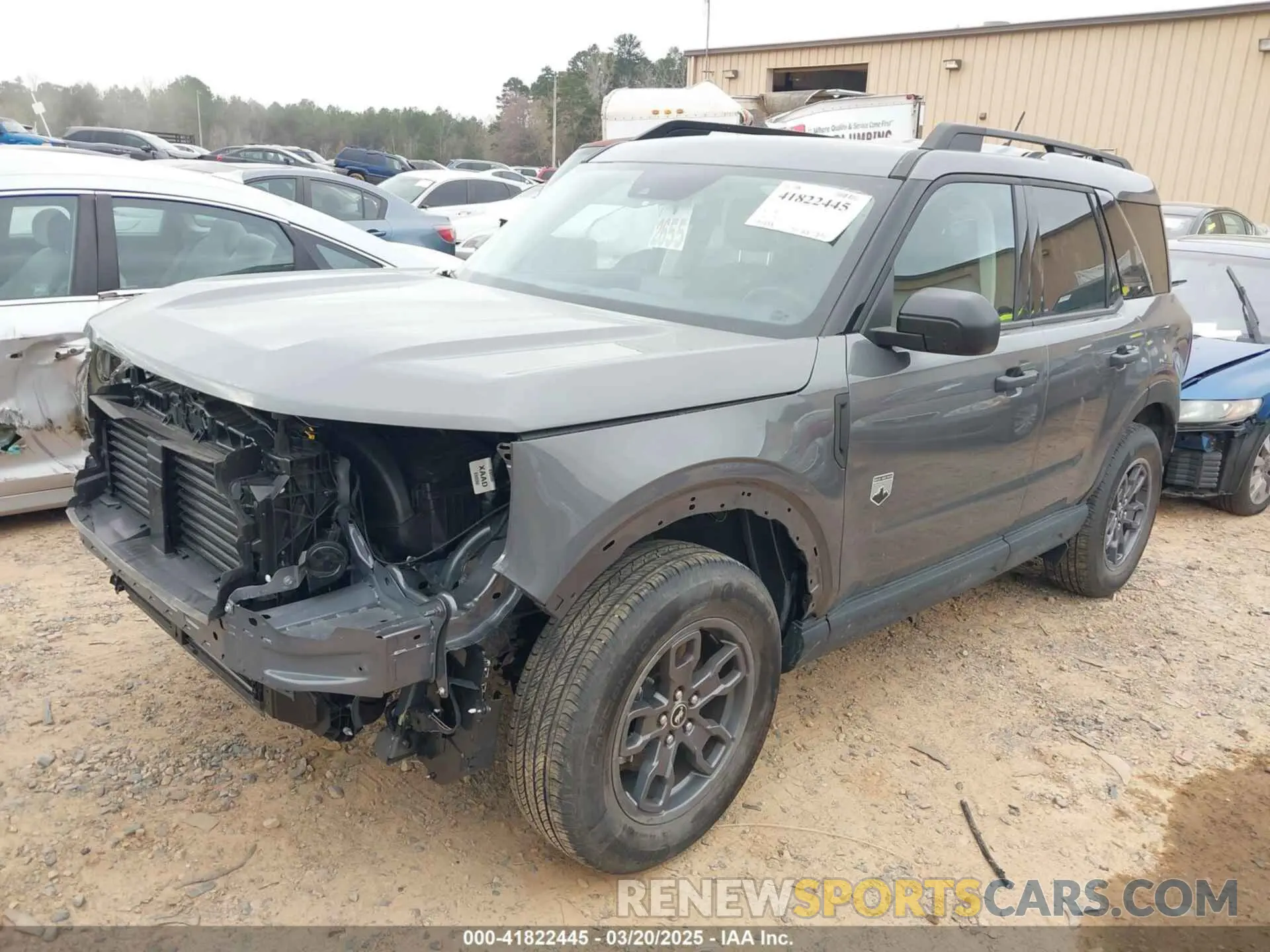 2 Photograph of a damaged car 3FMCR9B63PRD84242 FORD BRONCO SPORT 2023