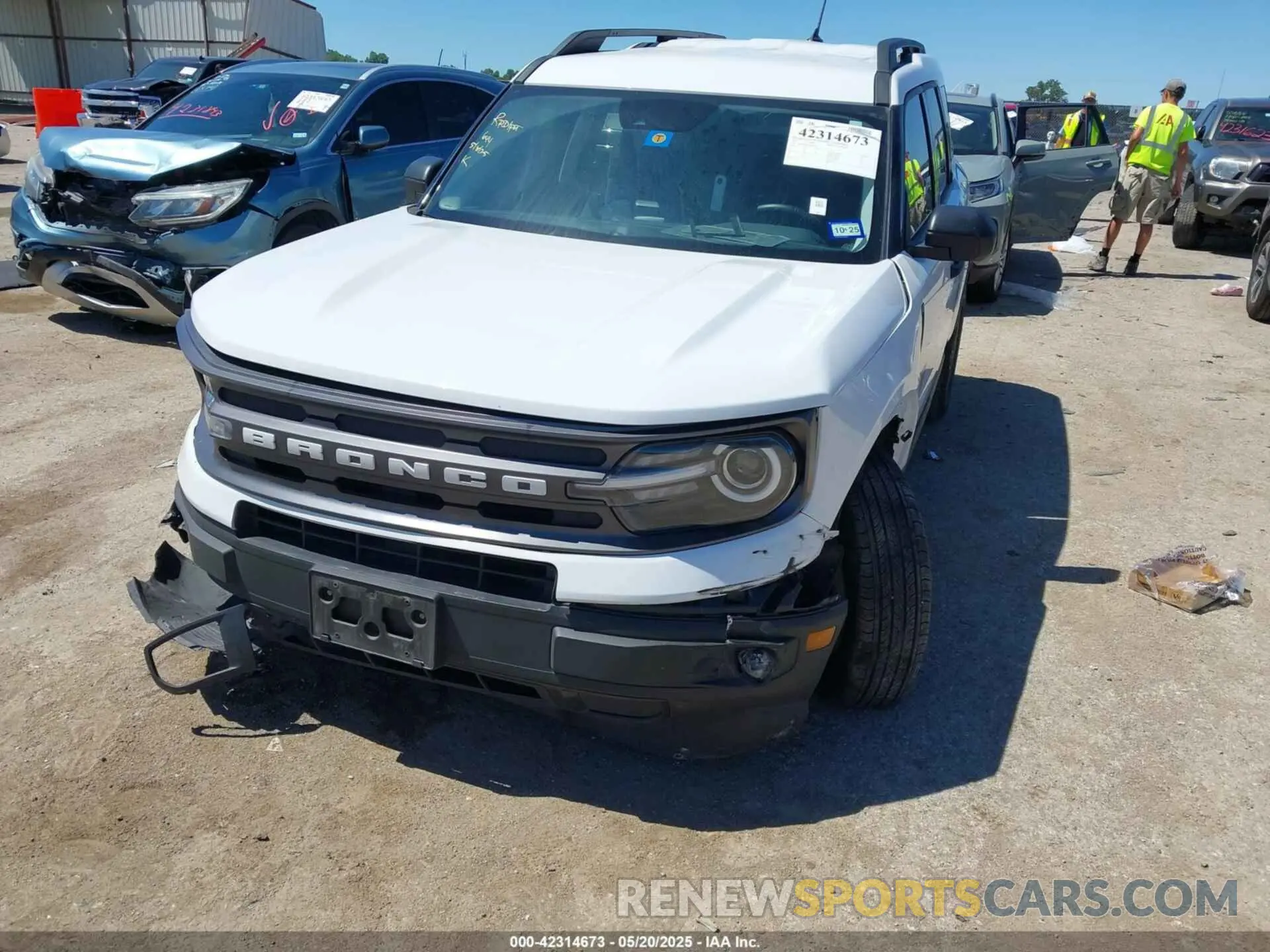 2 Photograph of a damaged car 3FMCR9B65PRE10890 FORD BRONCO SPORT 2023