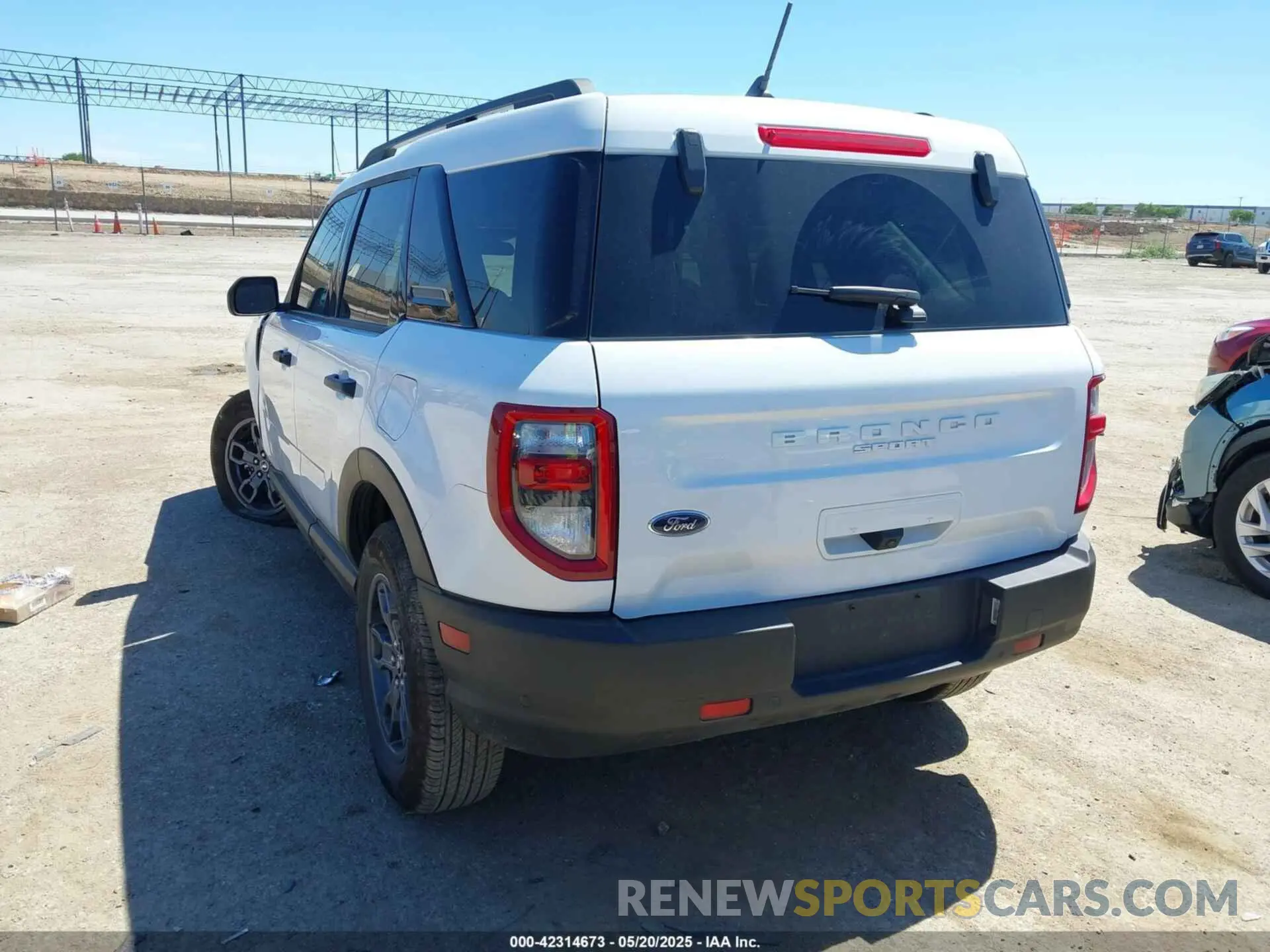 3 Photograph of a damaged car 3FMCR9B65PRE10890 FORD BRONCO SPORT 2023