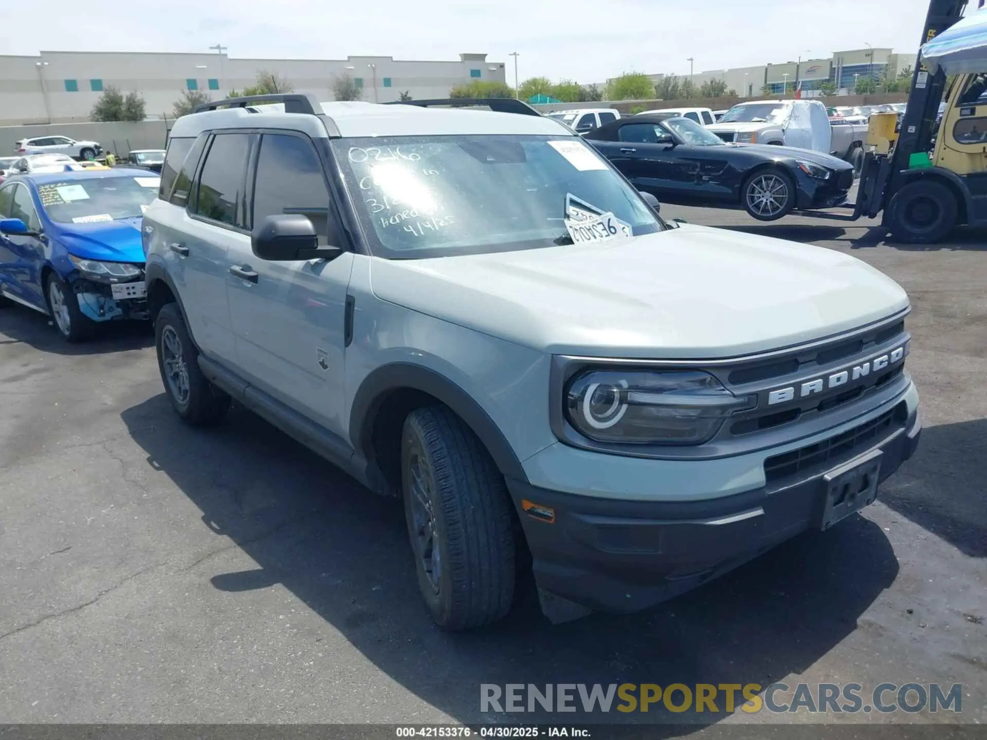 1 Photograph of a damaged car 3FMCR9B66PRD10216 FORD BRONCO SPORT 2023