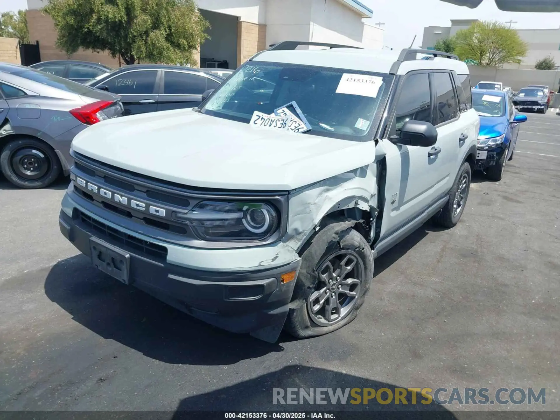 2 Photograph of a damaged car 3FMCR9B66PRD10216 FORD BRONCO SPORT 2023