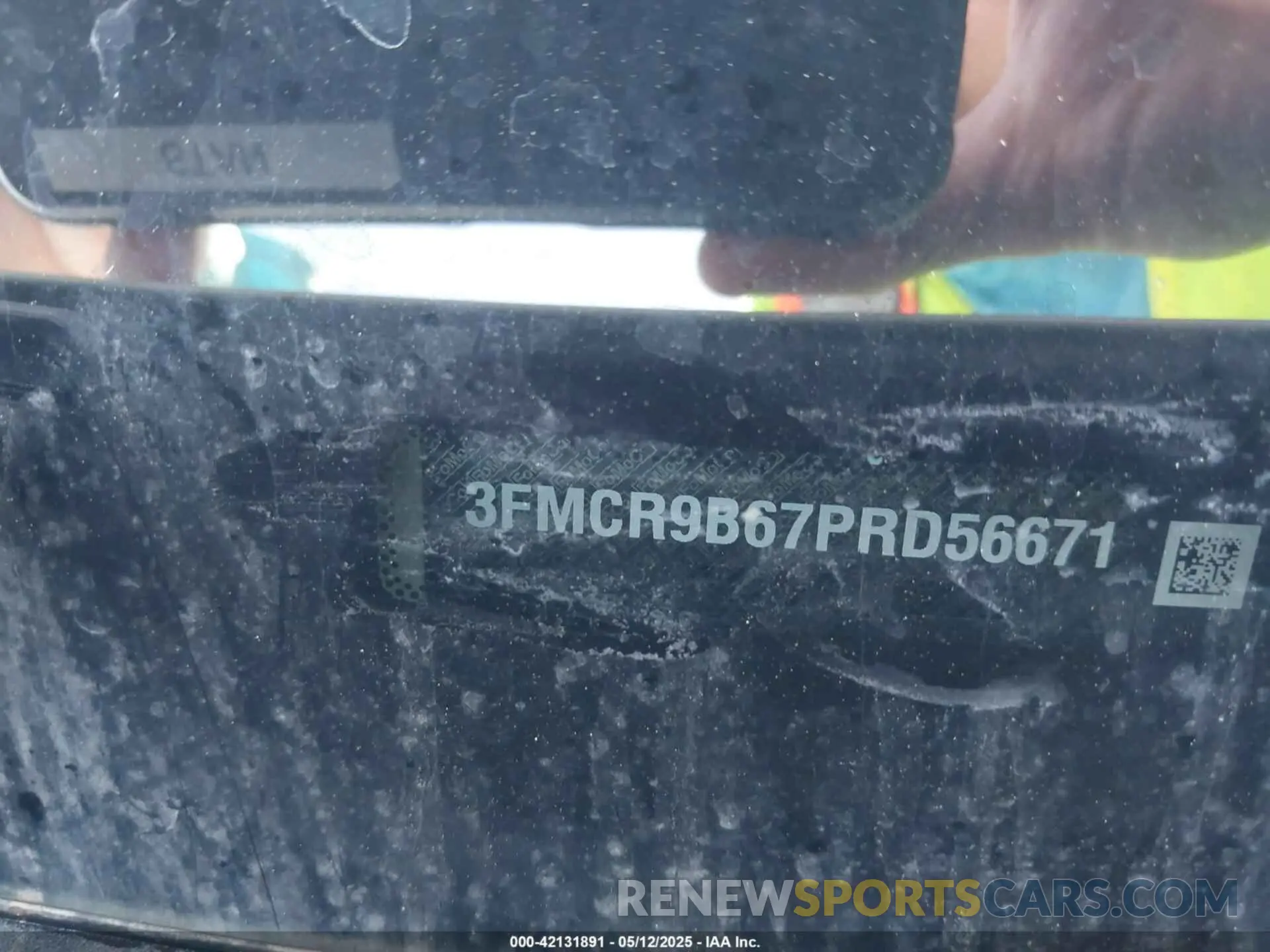 9 Photograph of a damaged car 3FMCR9B67PRD56671 FORD BRONCO SPORT 2023