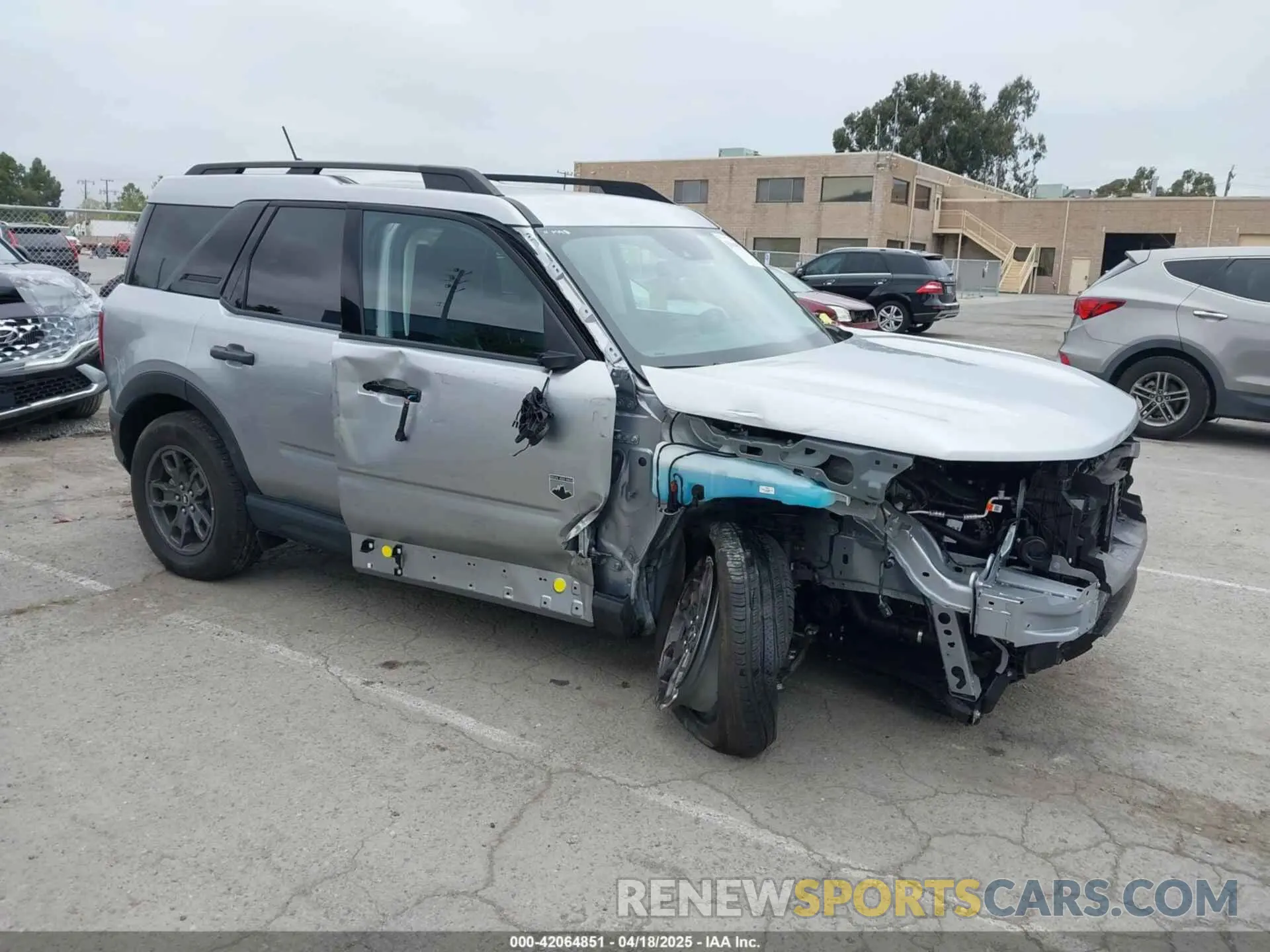 1 Photograph of a damaged car 3FMCR9B67PRD94546 FORD BRONCO SPORT 2023