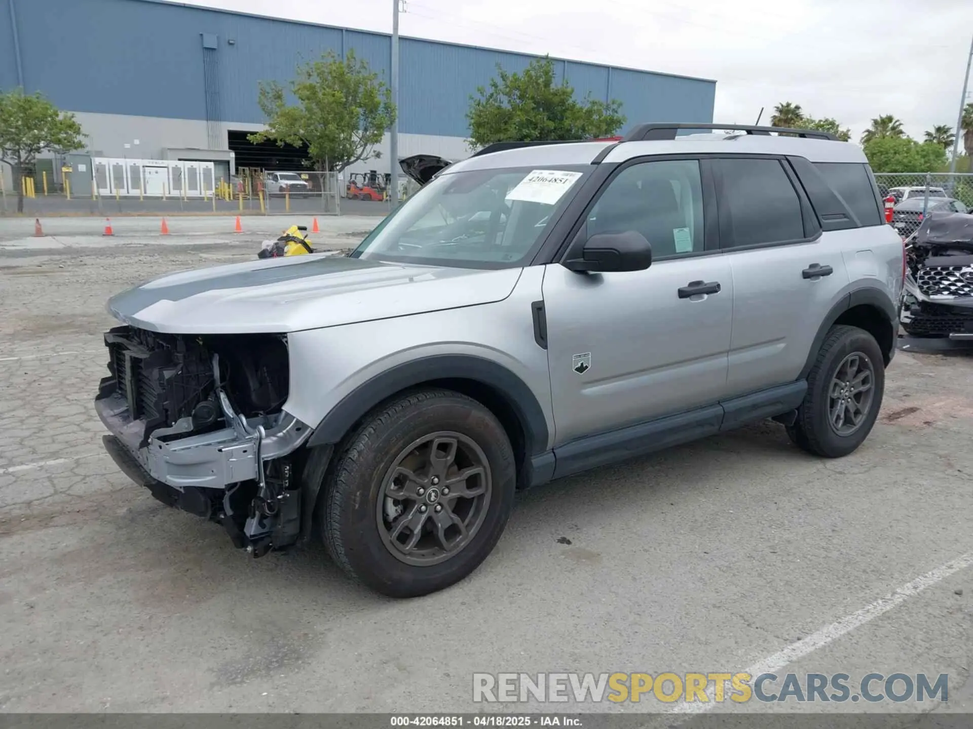 2 Photograph of a damaged car 3FMCR9B67PRD94546 FORD BRONCO SPORT 2023