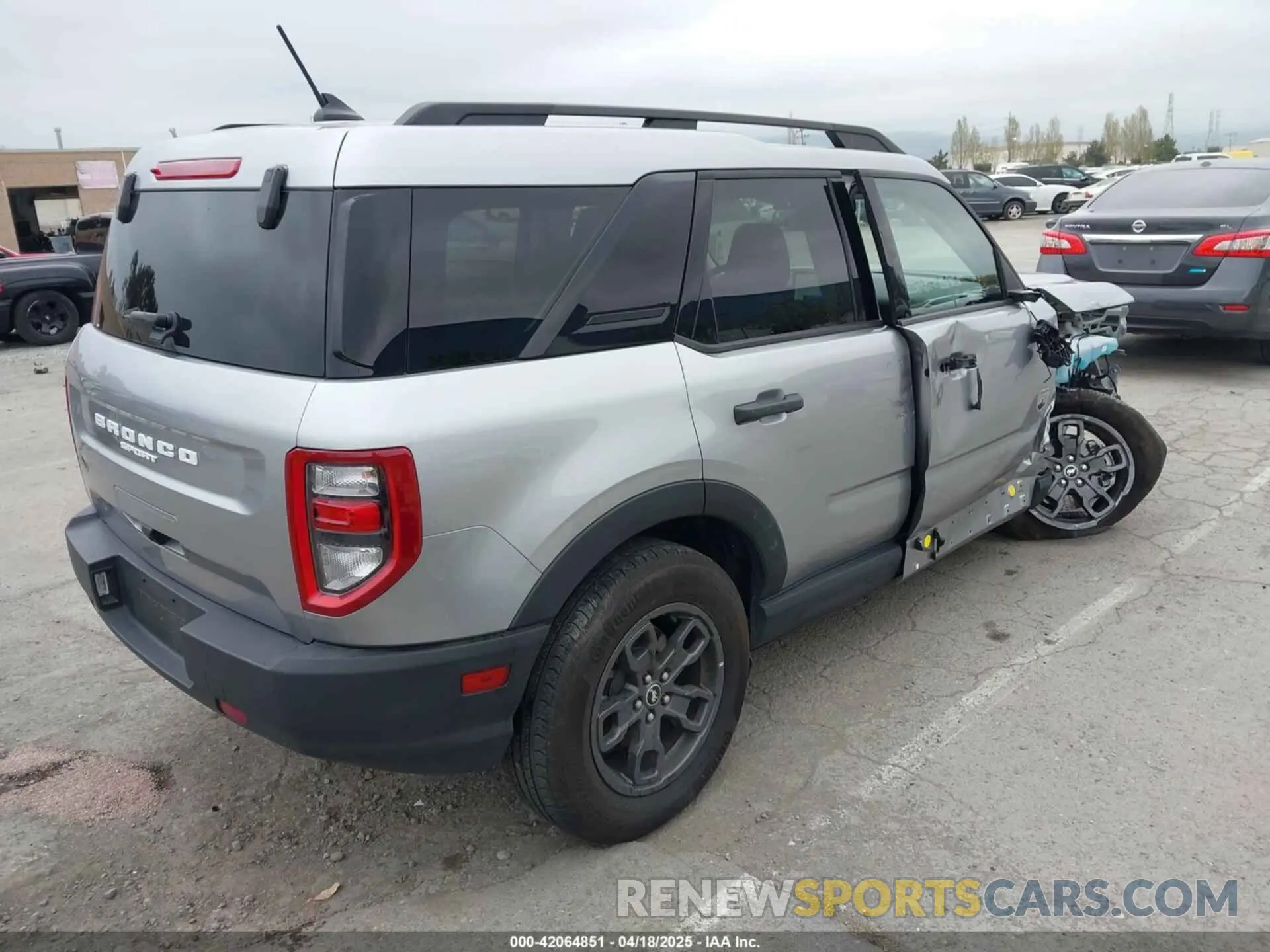 4 Photograph of a damaged car 3FMCR9B67PRD94546 FORD BRONCO SPORT 2023