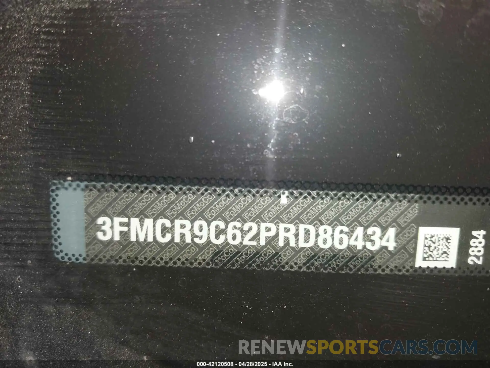 9 Photograph of a damaged car 3FMCR9C62PRD86434 FORD BRONCO SPORT 2023