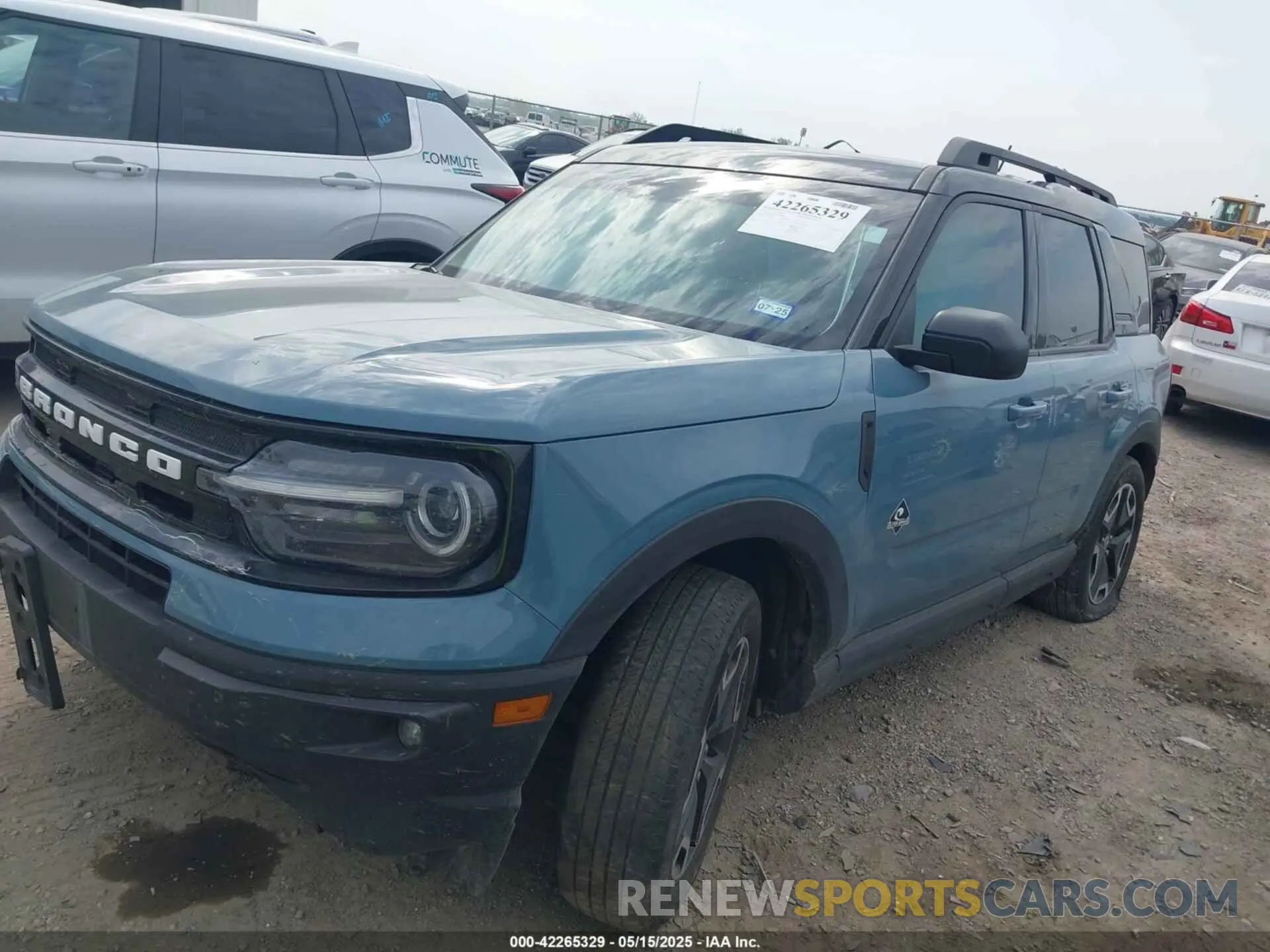 2 Photograph of a damaged car 3FMCR9C64PRD68016 FORD BRONCO SPORT 2023