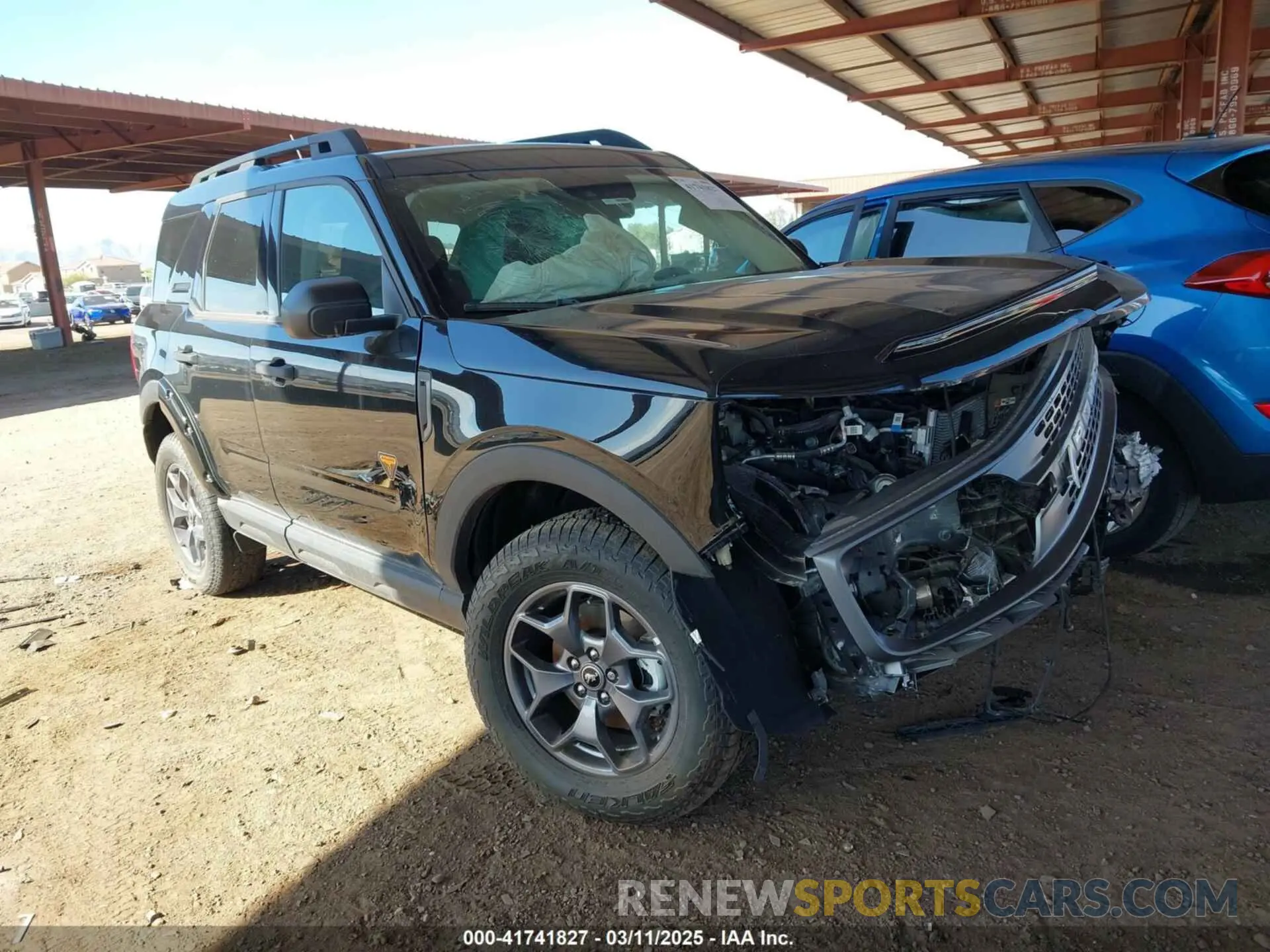 1 Photograph of a damaged car 3FMCR9D97PRD35830 FORD BRONCO SPORT 2023