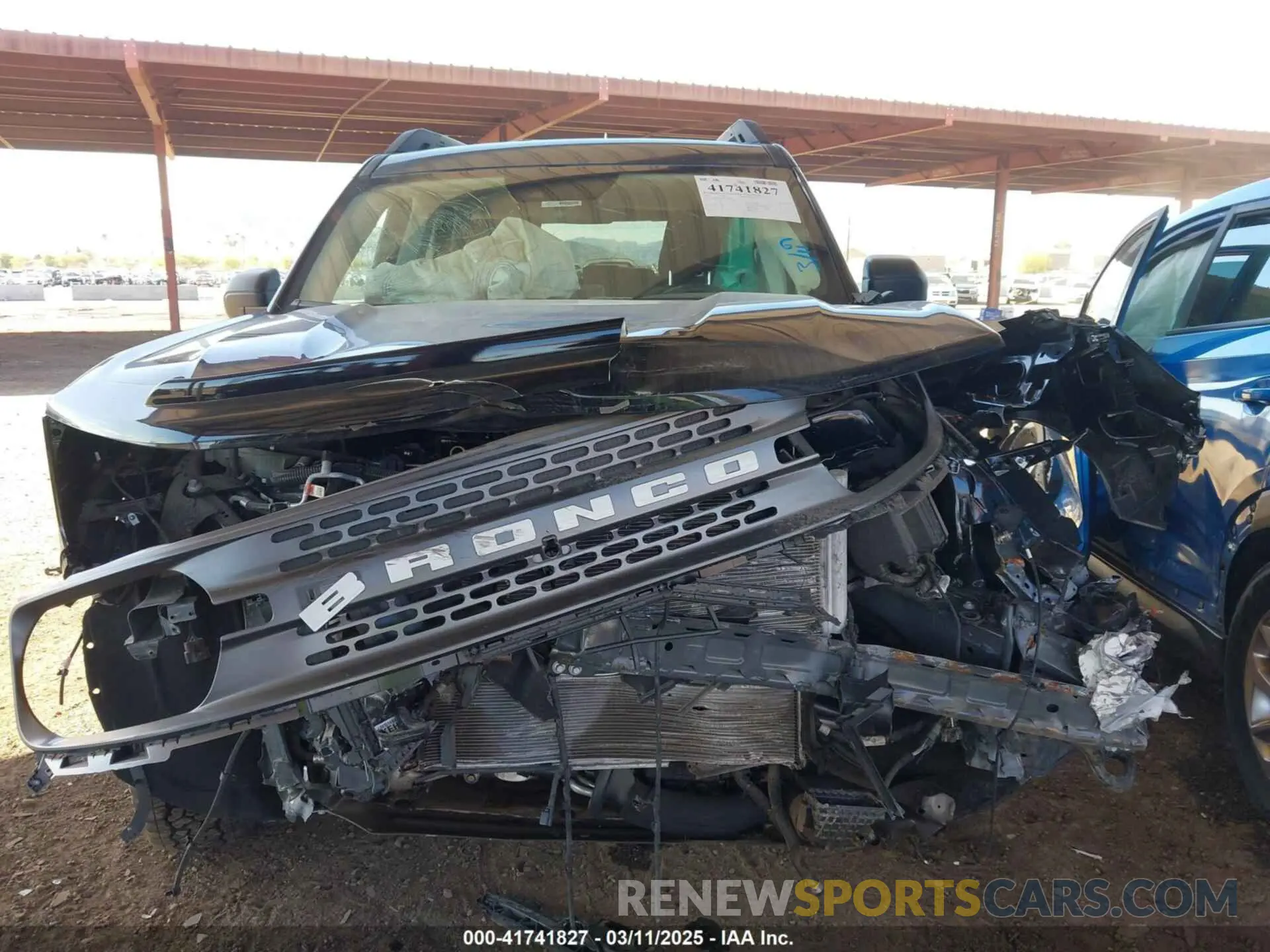 12 Photograph of a damaged car 3FMCR9D97PRD35830 FORD BRONCO SPORT 2023