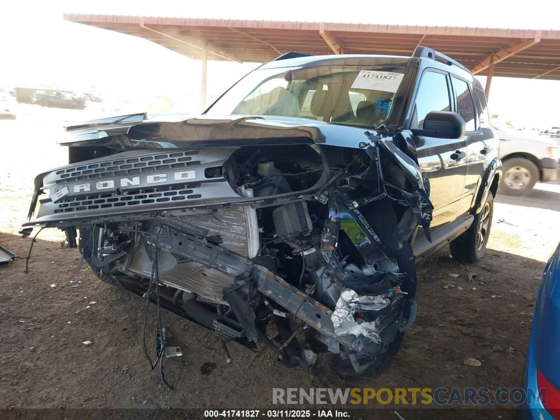 2 Photograph of a damaged car 3FMCR9D97PRD35830 FORD BRONCO SPORT 2023