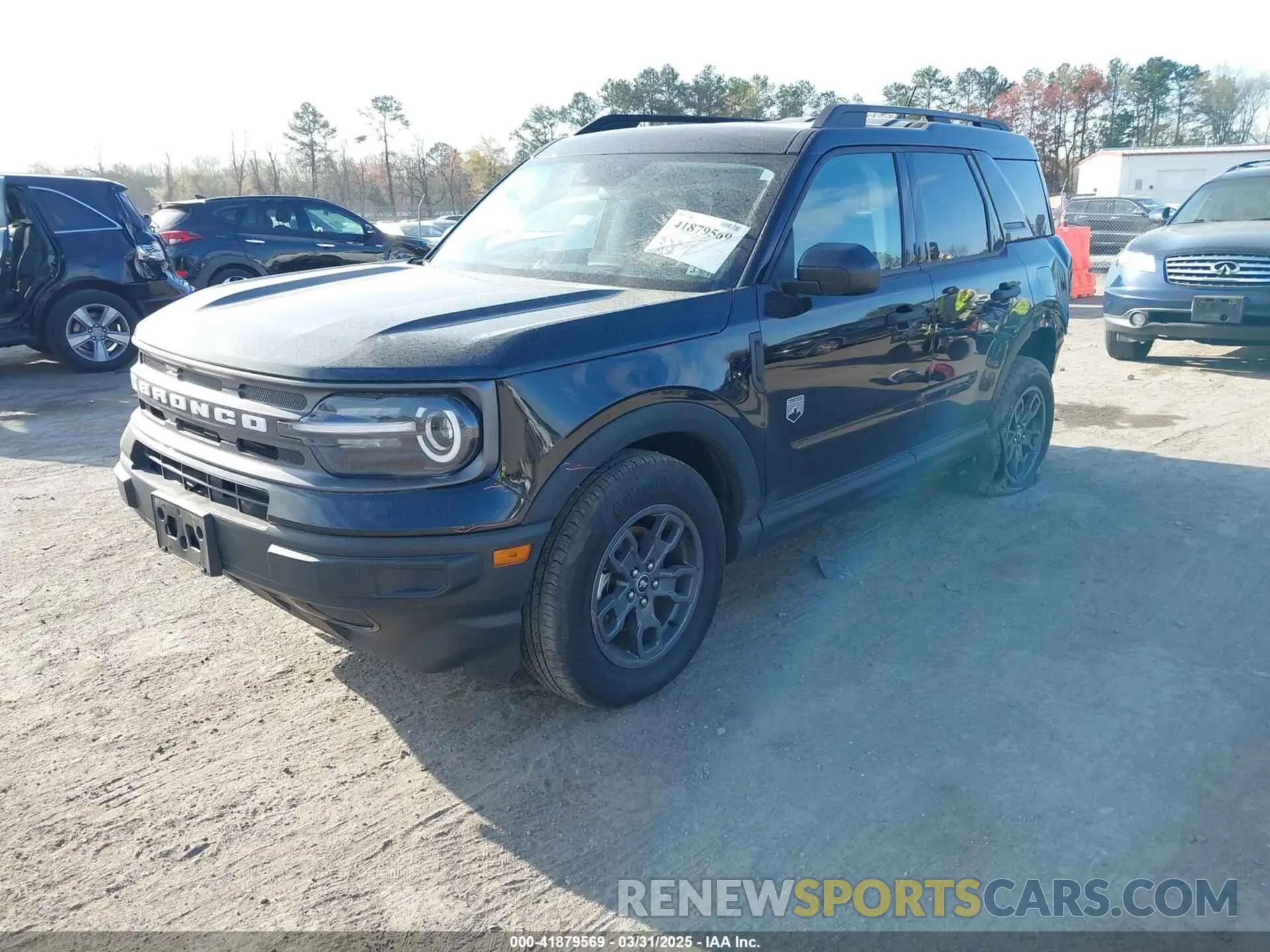 2 Photograph of a damaged car 3FMCR9B60RRE54377 FORD BRONCO SPORT 2024