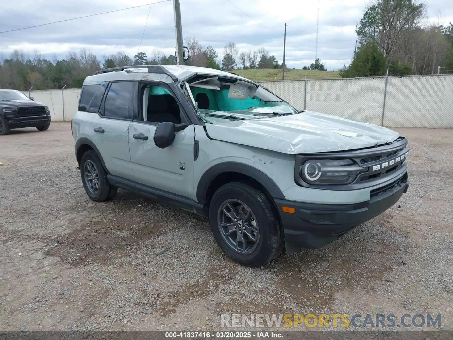 1 Photograph of a damaged car 3FMCR9B61RRE87839 FORD BRONCO SPORT 2024