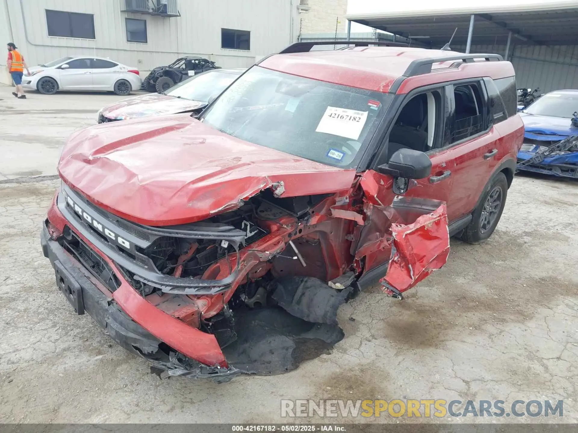 2 Photograph of a damaged car 3FMCR9B62RRE07027 FORD BRONCO SPORT 2024