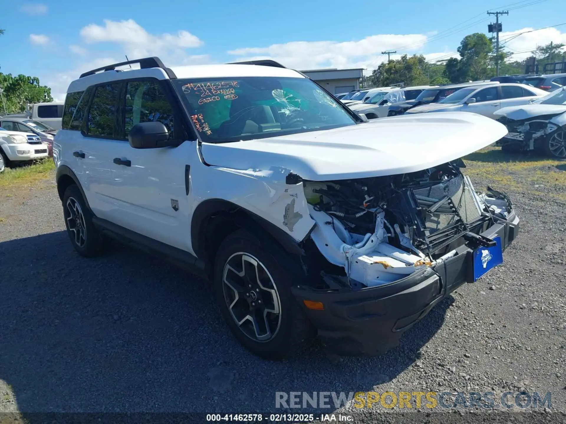1 Photograph of a damaged car 3FMCR9B62RRF28348 FORD BRONCO SPORT 2024