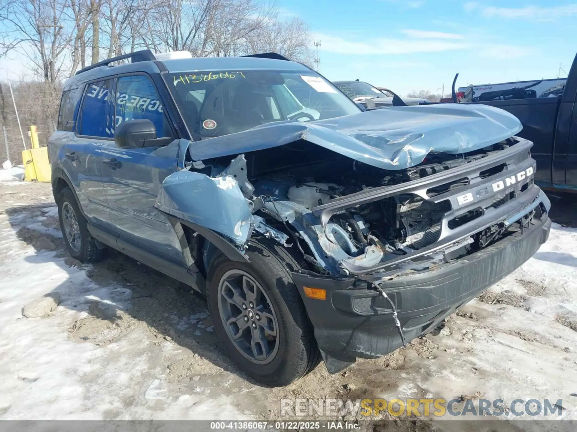 1 Photograph of a damaged car 3FMCR9B66RRE91837 FORD BRONCO SPORT 2024