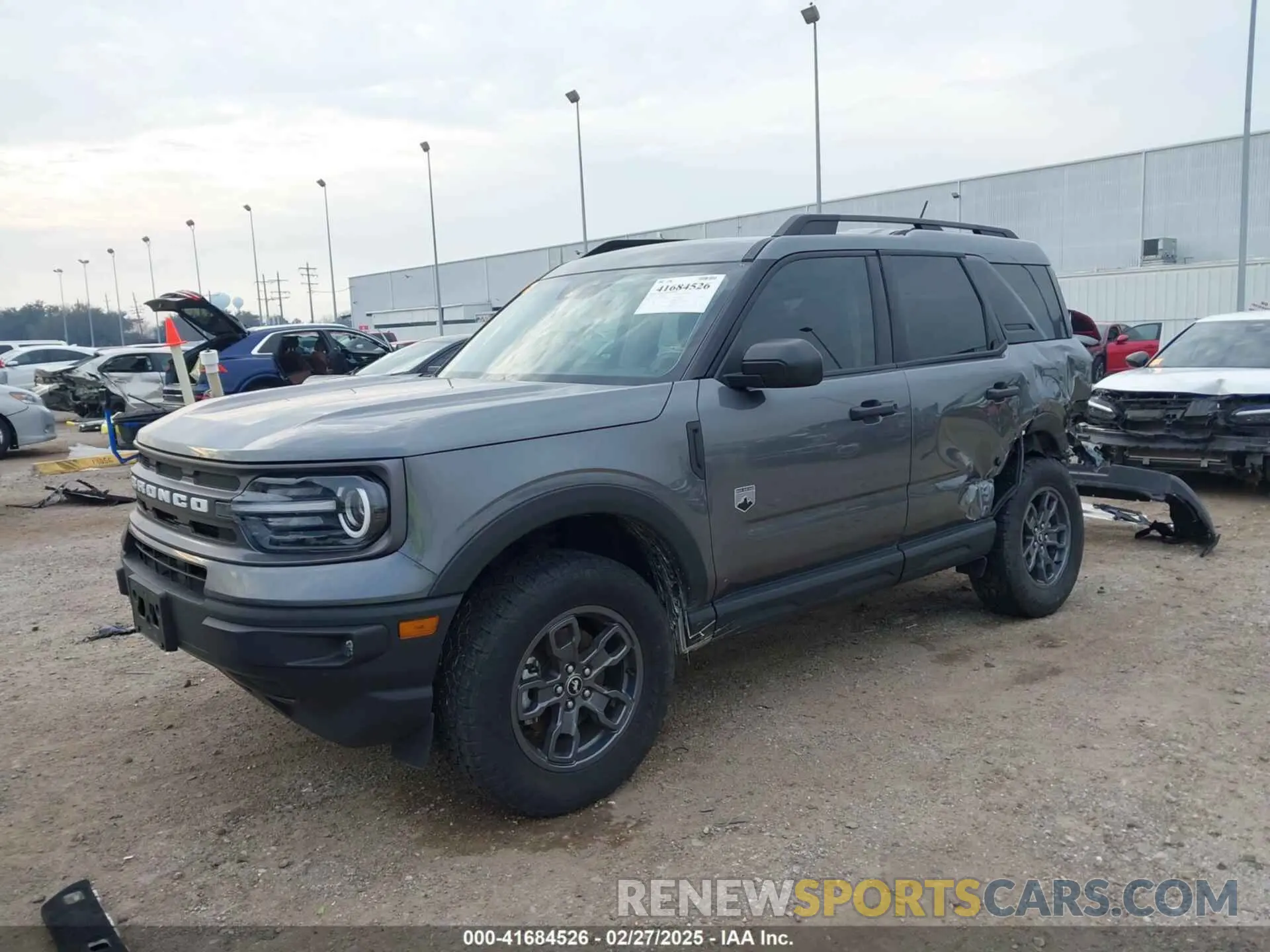 2 Photograph of a damaged car 3FMCR9B6XRRE93526 FORD BRONCO SPORT 2024