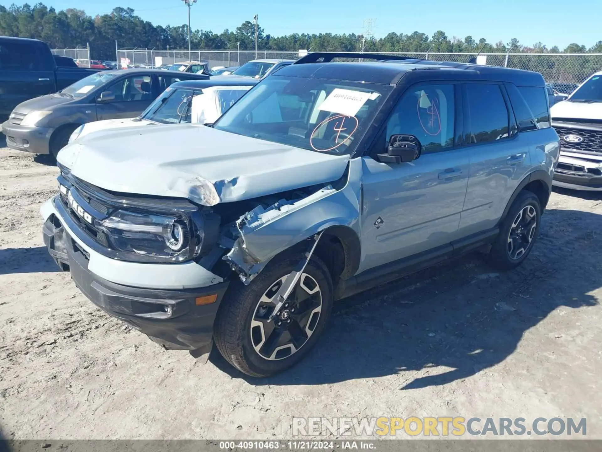 2 Photograph of a damaged car 3FMCR9C67RRE04039 FORD BRONCO SPORT 2024