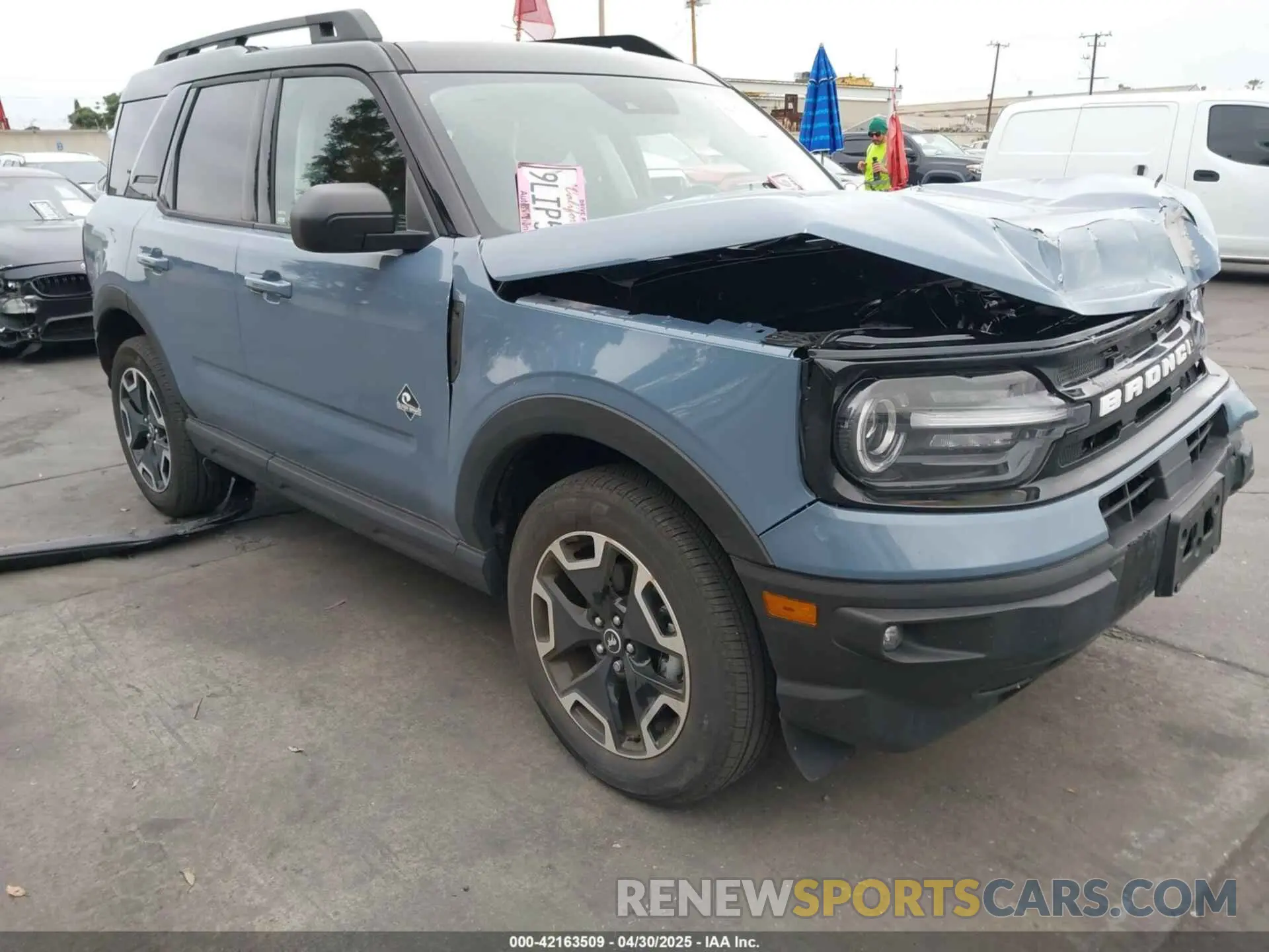 1 Photograph of a damaged car 3FMCR9C68RRE01957 FORD BRONCO SPORT 2024