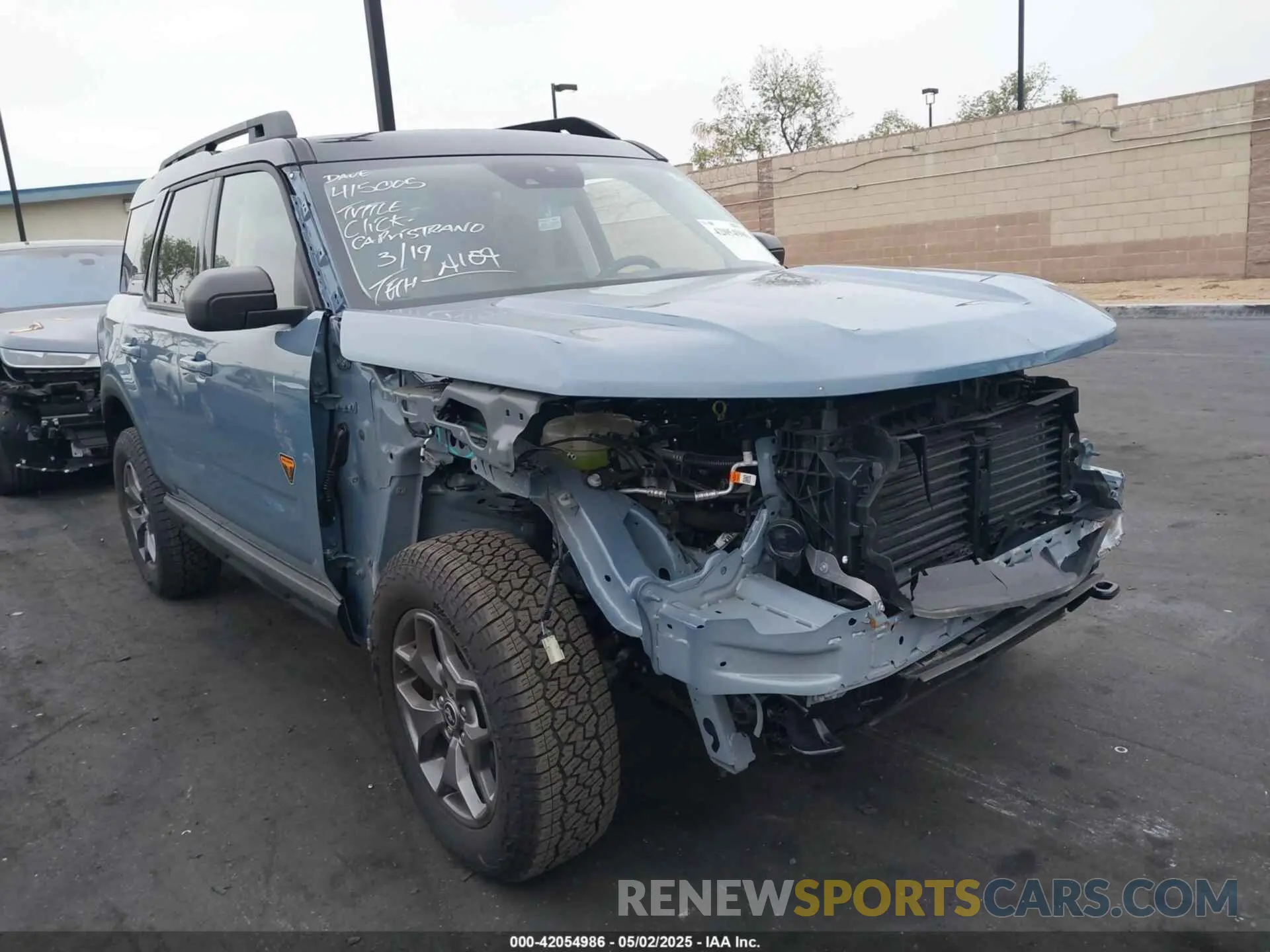 1 Photograph of a damaged car 3FMCR9D96RRE01223 FORD BRONCO SPORT 2024