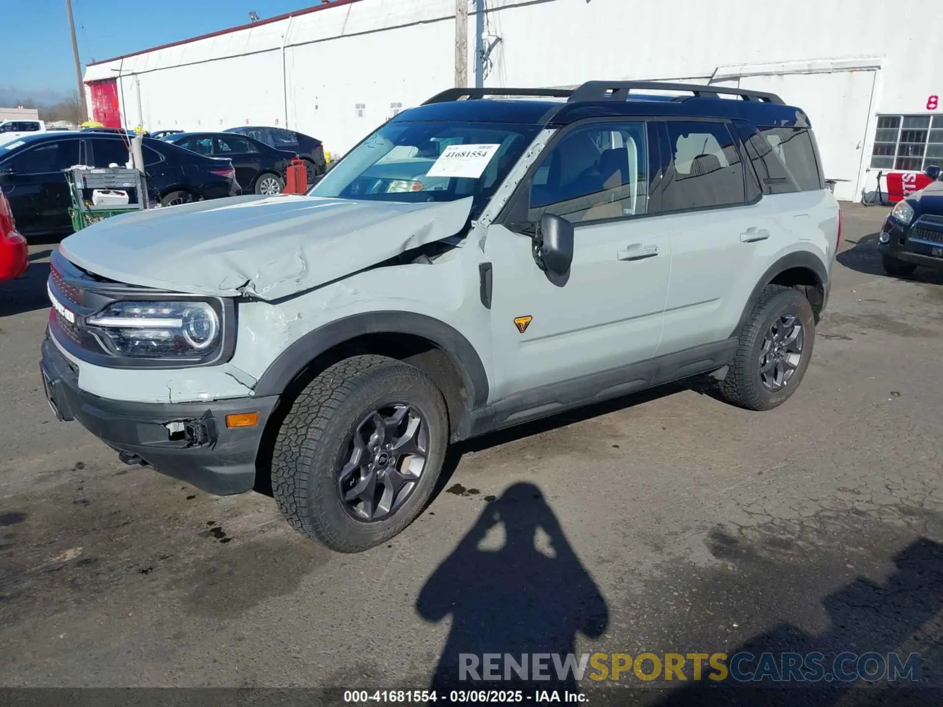 2 Photograph of a damaged car 3FMCR9D9XRRE94327 FORD BRONCO SPORT 2024